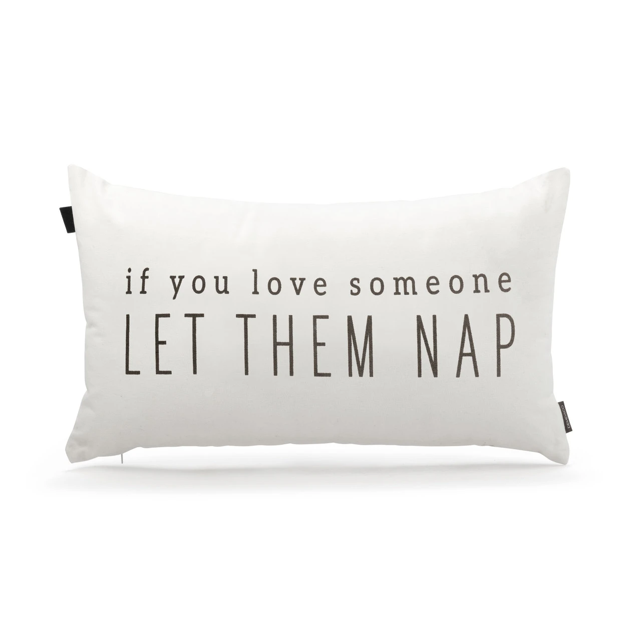 White If You Love Someone Let Them Nap Pillow 21" x 12" thumbnail