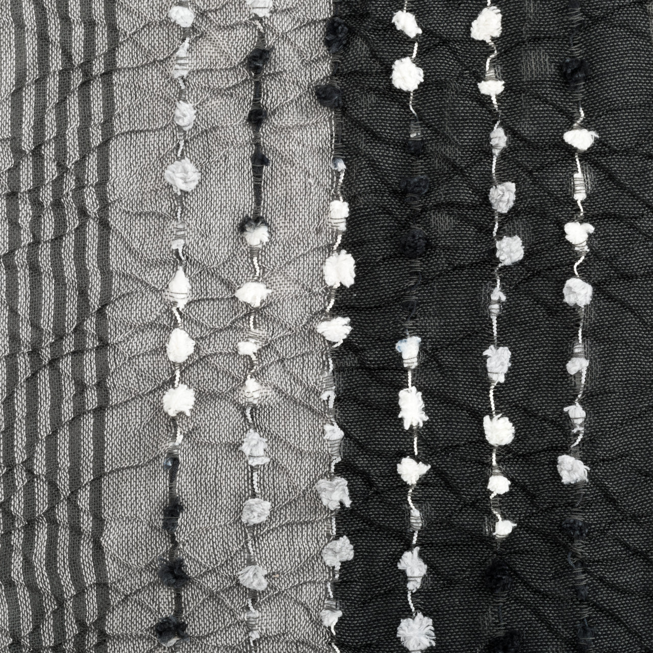 Textured Poncho - Black thumbnail