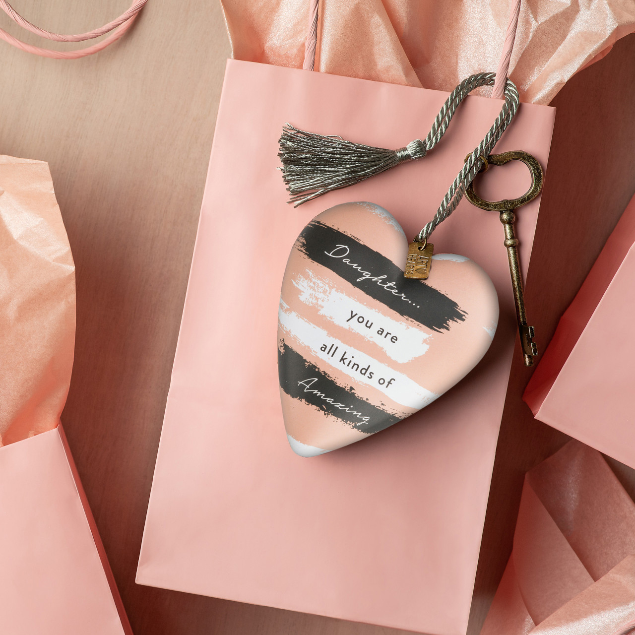 Amazing Daughter Art Heart - Art Sculpture thumbnail