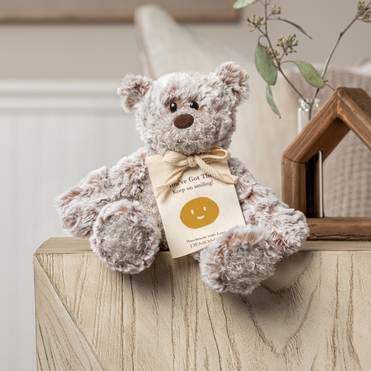 Mini Giving Bear 8.5" - Smiling - Stuffed Animal thumbnail