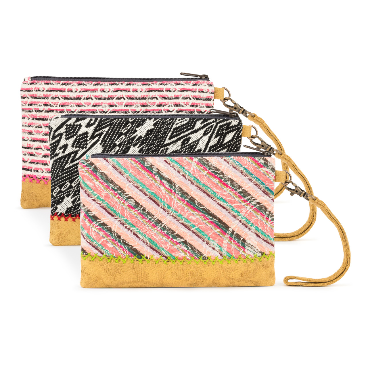 Your Journey Multicolor Set of 3 Zip Pouches thumbnail