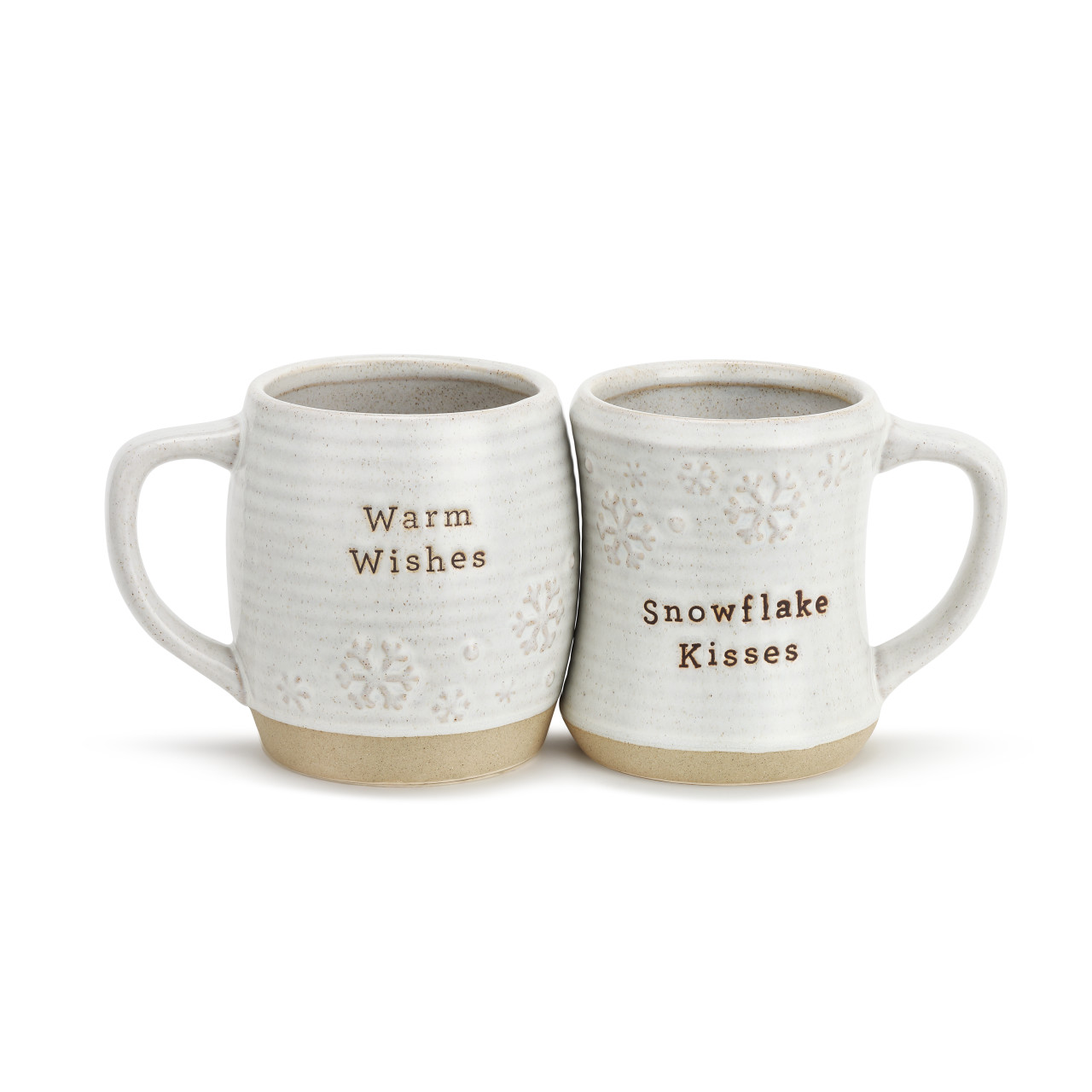 Snowflake Kisses Cuddle Mugs - Set of 2 thumbnail