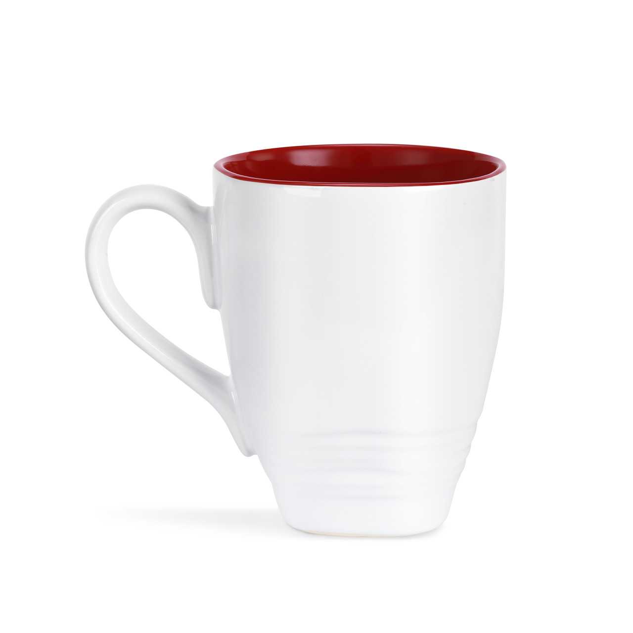 Cardinal and Holly Holiday Mug 16 oz.  Stoneware thumbnail