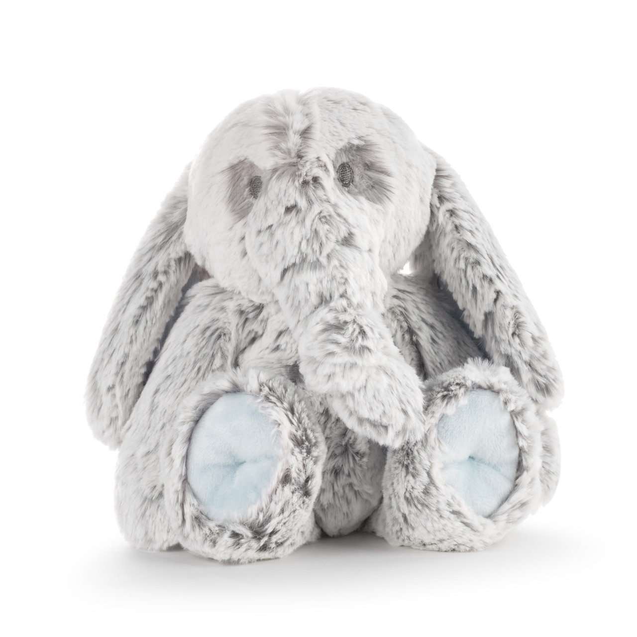 Luxurious Elephant Rattle - Blue - Nursery Keepsake thumbnail