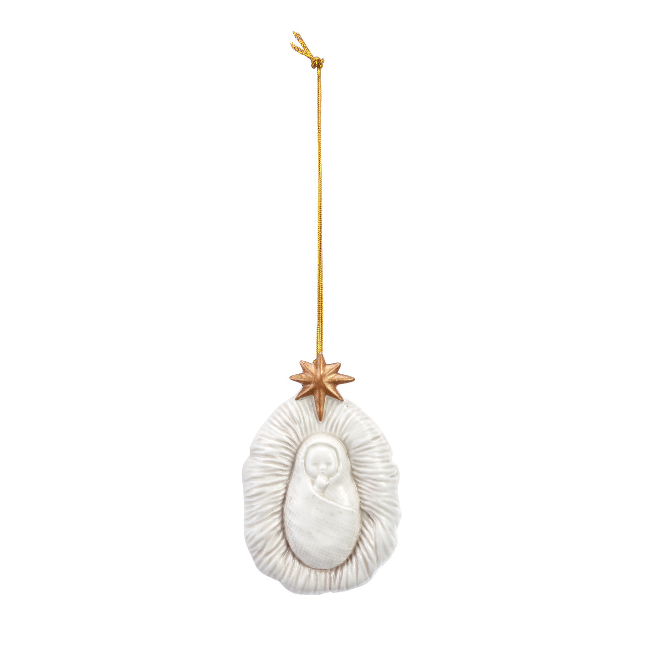 Babe in a Manger Ornament thumbnail