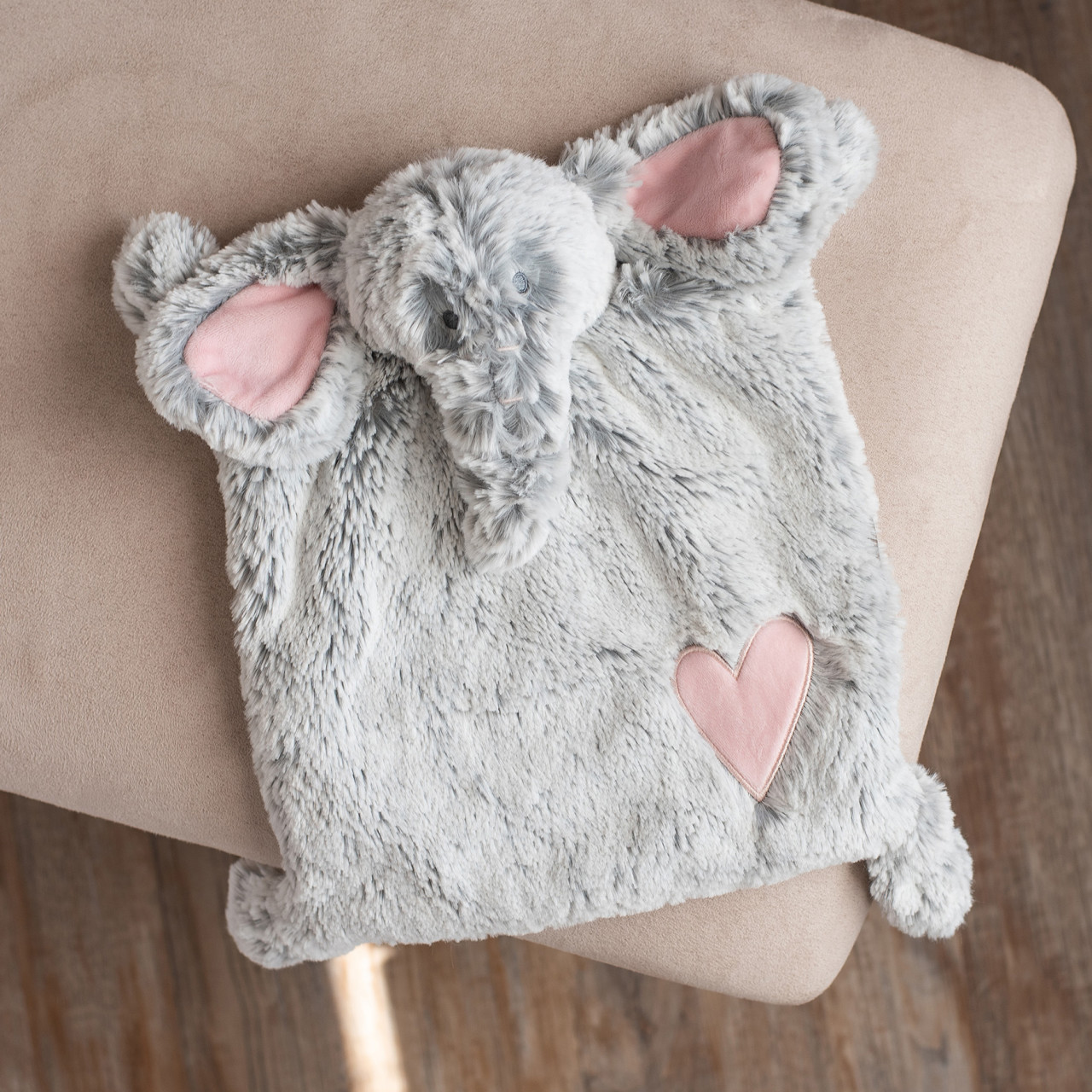 Luxurious Elephant Blankie - Pink thumbnail