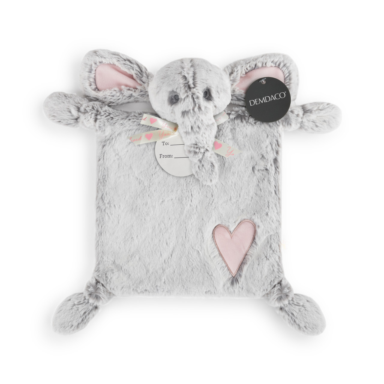 Luxurious Elephant Blankie - Pink thumbnail