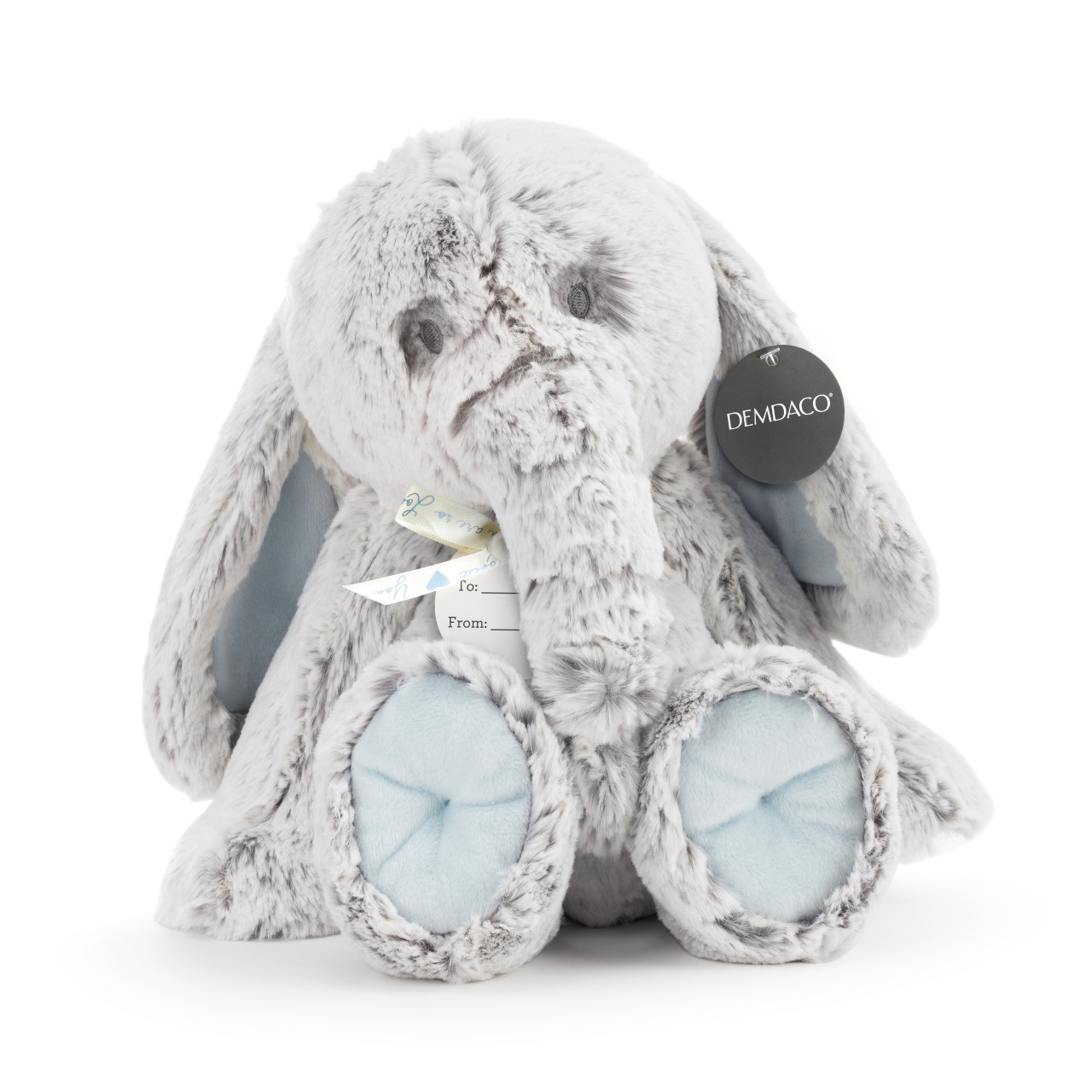 Luxurious Elephant Plush - Blue - Nursery Keepsake thumbnail