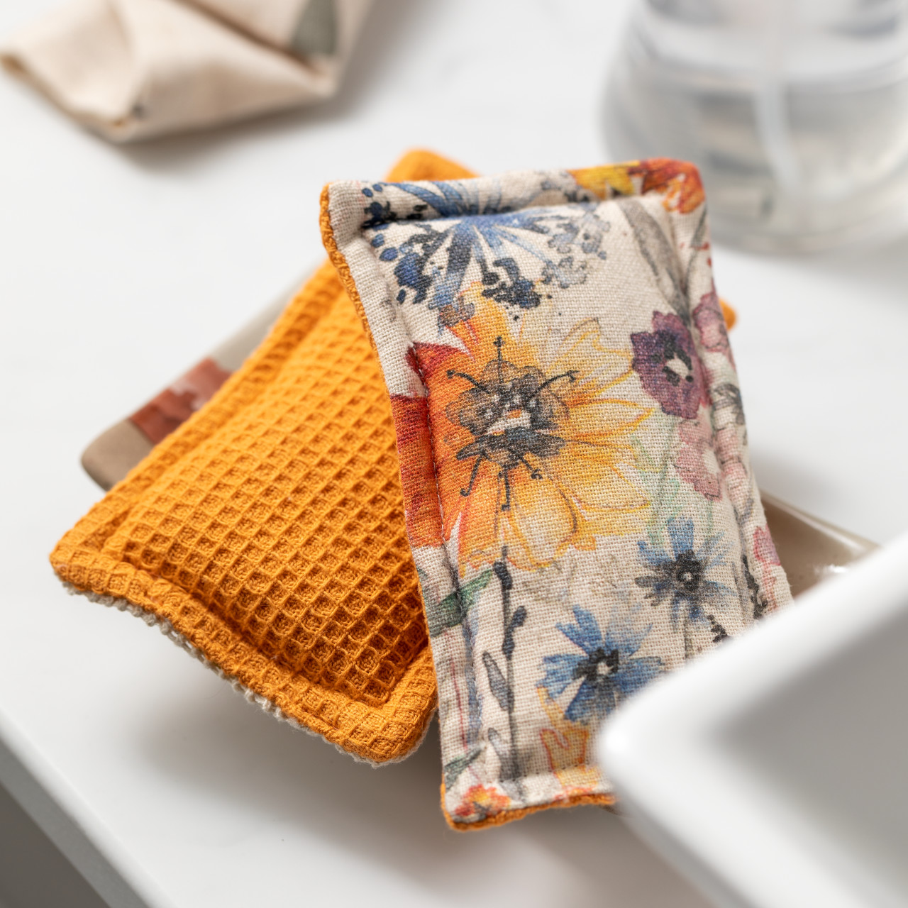 Meadow Flowers Kitchen Sponge - Set of 2 Assorted - Kitchen Accessory thumbnail