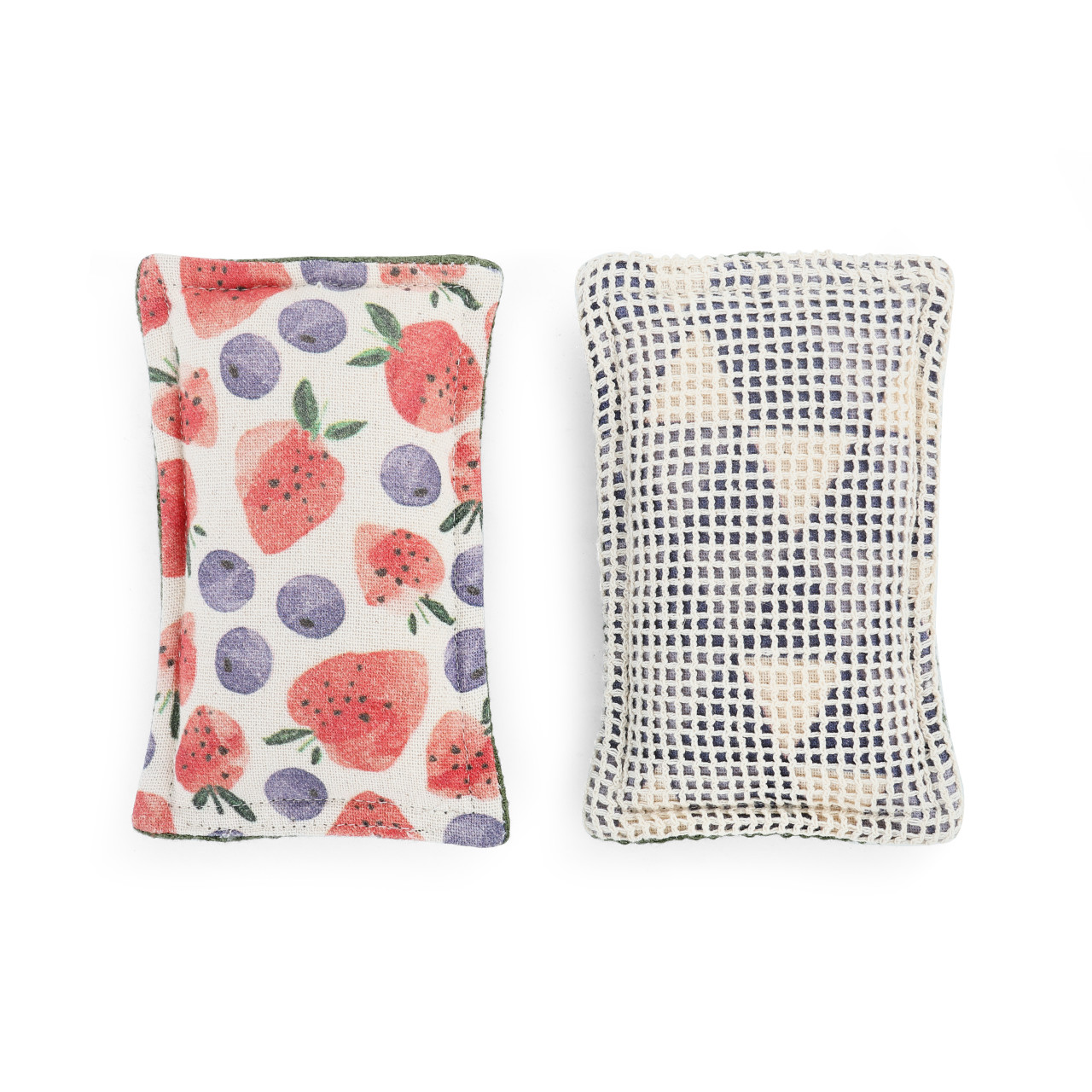 Strawberries Kitchen Sponge - Set of 2 - Reusable thumbnail