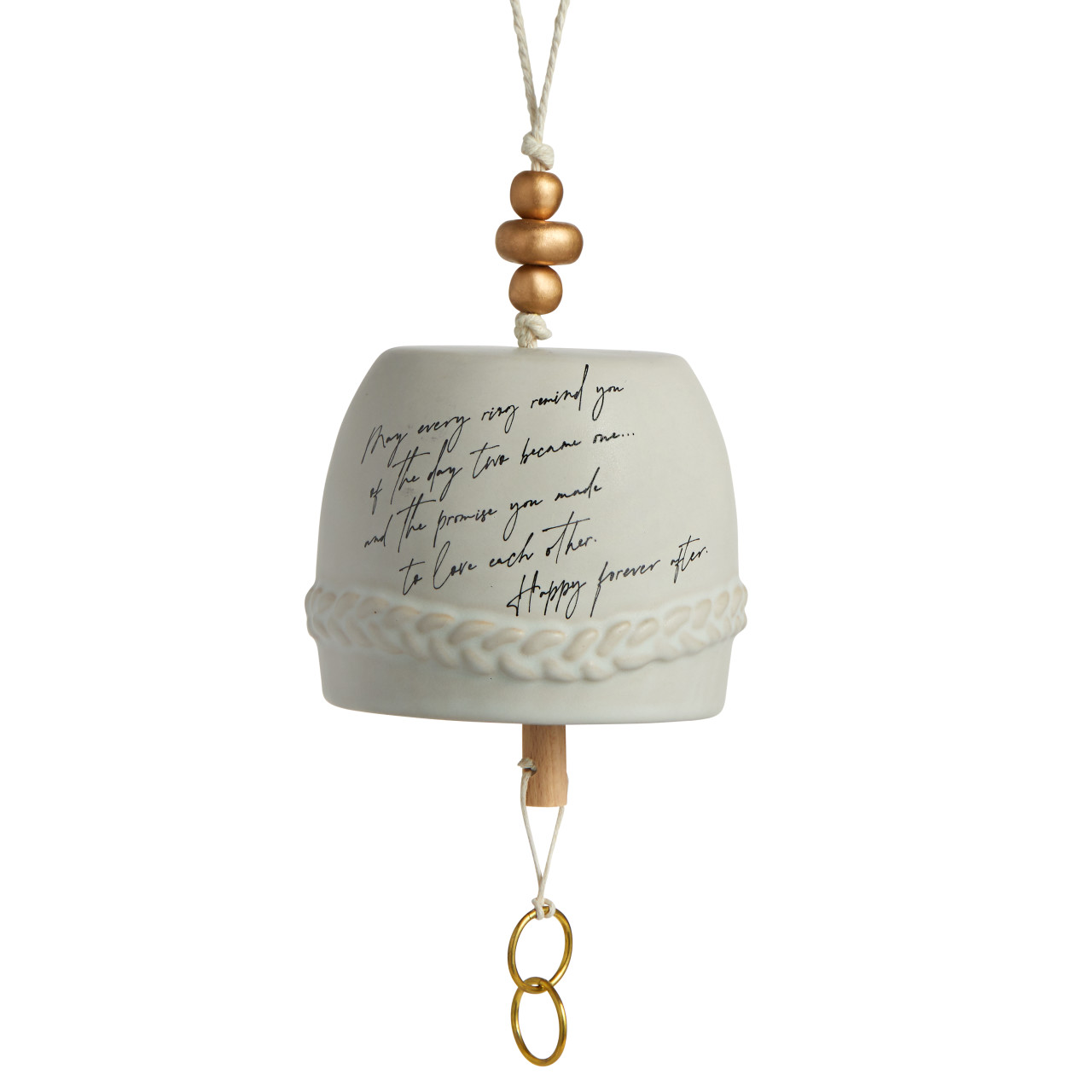 Inspired Collection Two Became One Wedding Hanging Inspired Bell 3.5" x 7" thumbnail