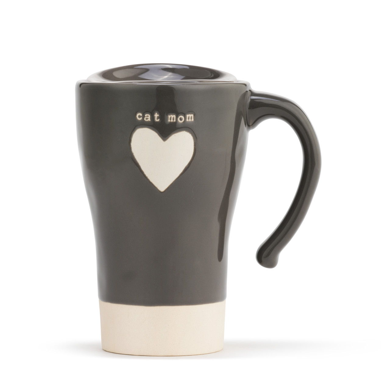 Cat Mom Heart Travel Mug thumbnail