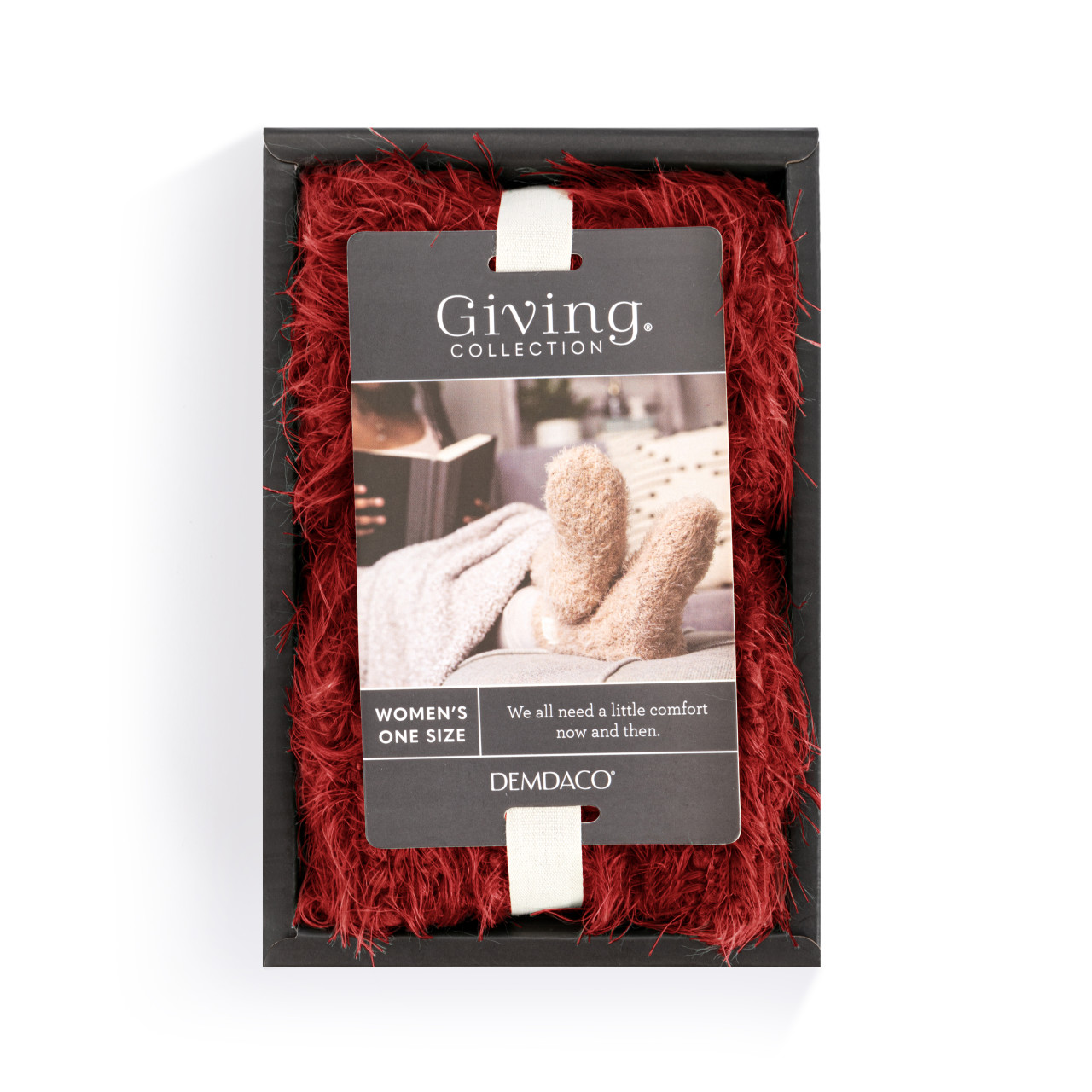 Giving Collection Vibrant Red Cozy Giving Socks Set thumbnail