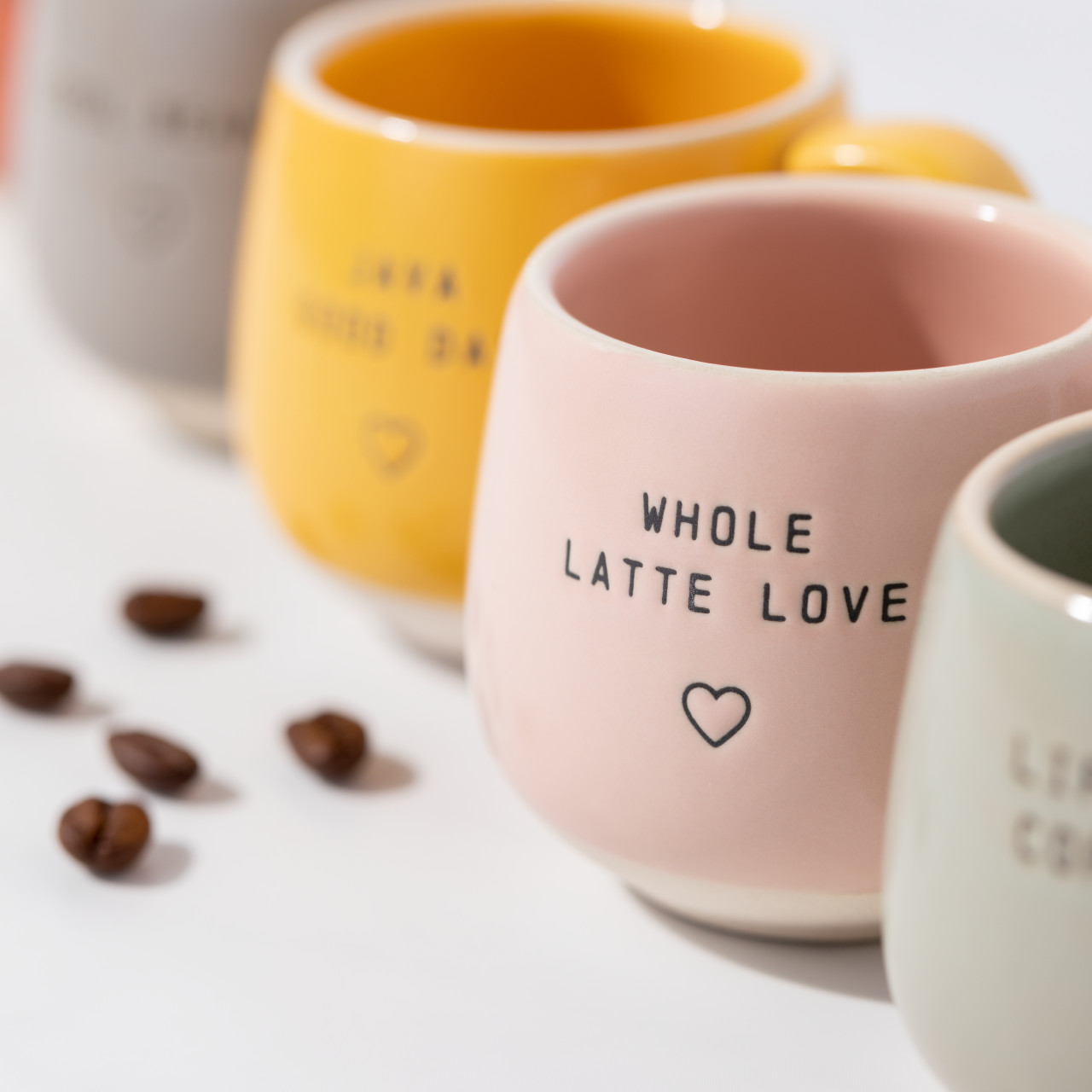 Latte Love Coffee Pod Mug Ornaments - 3 Assorted thumbnail