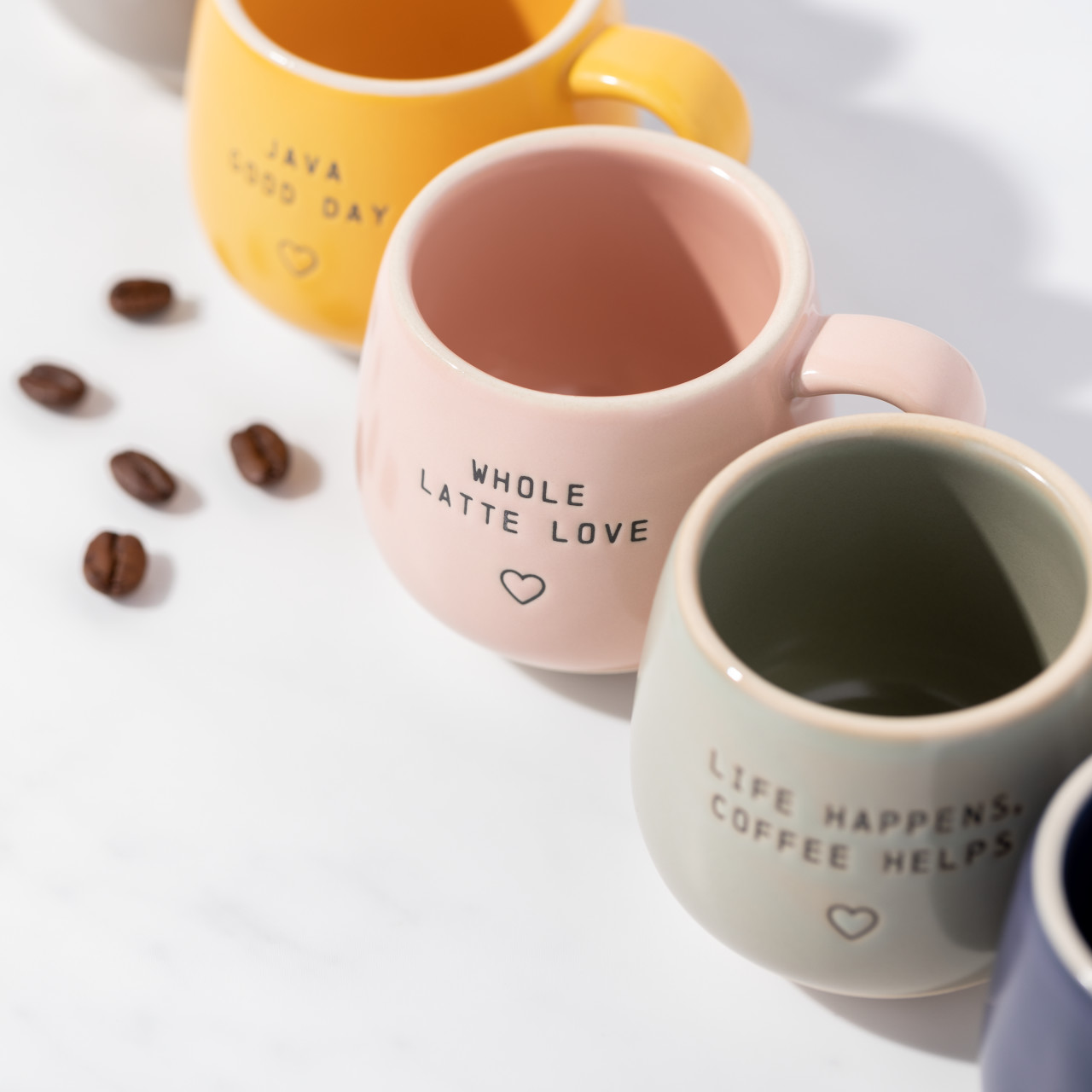 Latte Love Coffee Pod Mug Ornaments - 3 Assorted thumbnail