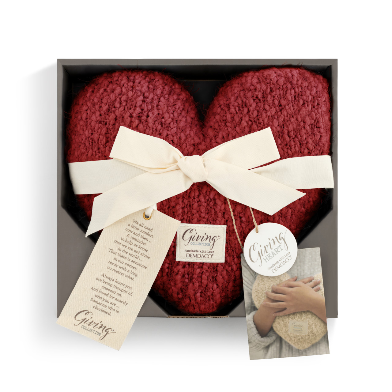 Giving Collection Red Weighted Giving Heart 1.85lb thumbnail