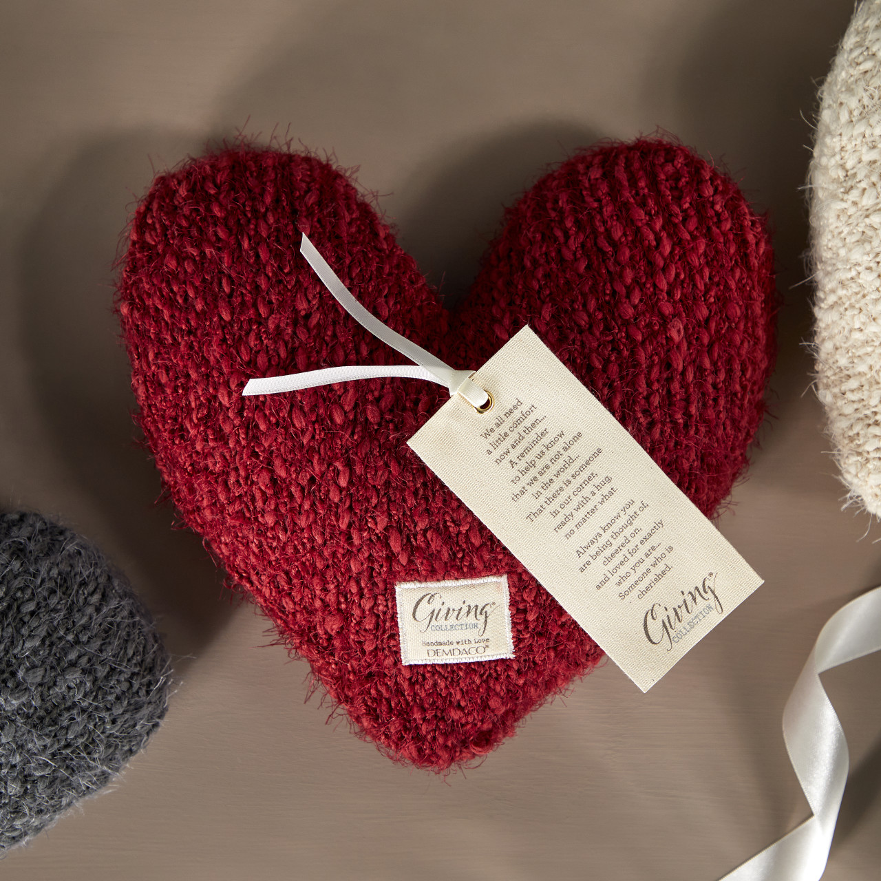 Giving Collection Red Weighted Giving Heart 1.85lb thumbnail