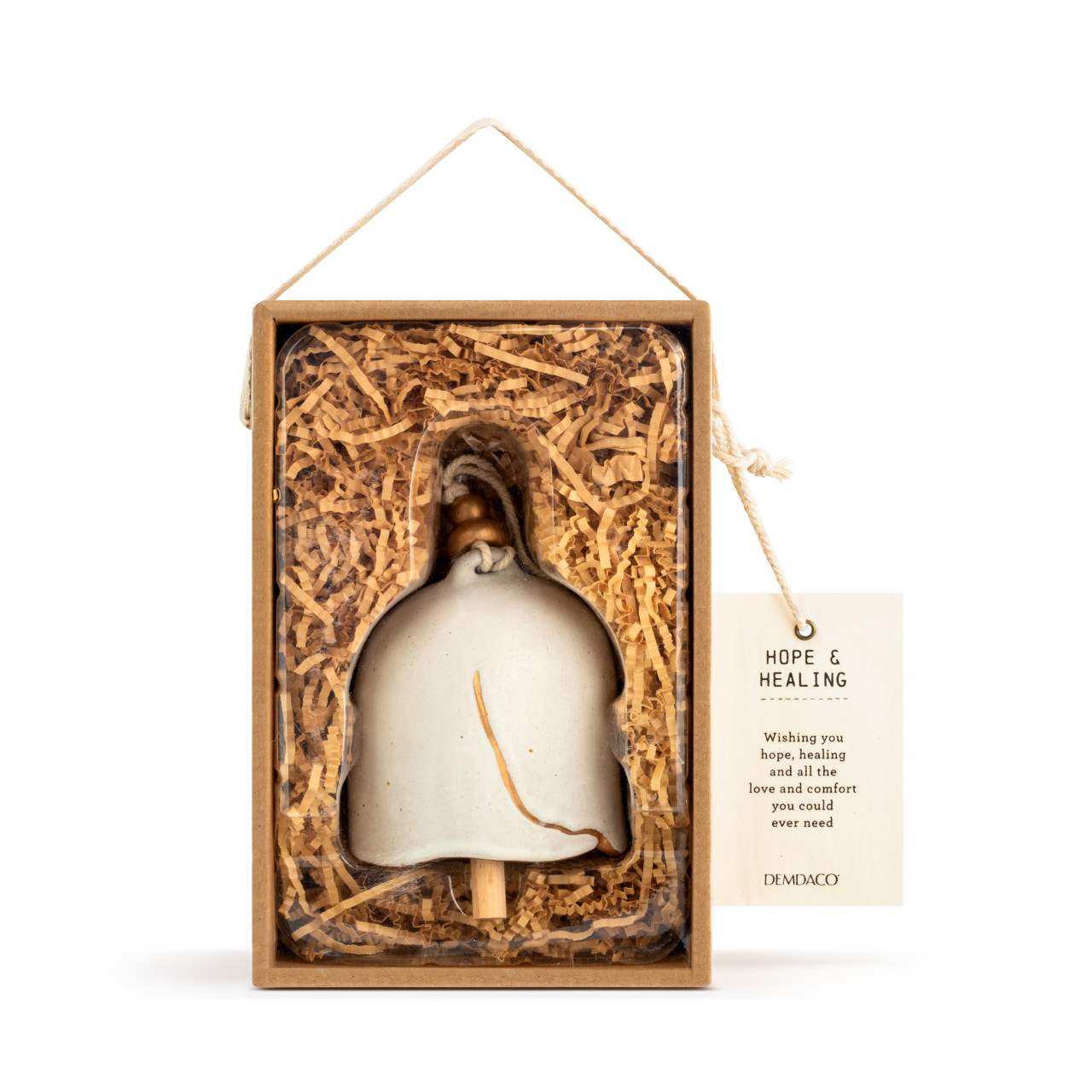 Inspired Collection Hope & Healing Hanging Inspired Bell 3.5" x 5.5" thumbnail
