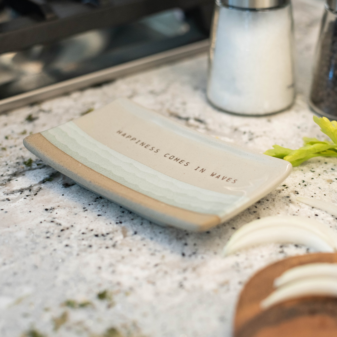 Happiness Comes in Waves Spoon Rest thumbnail