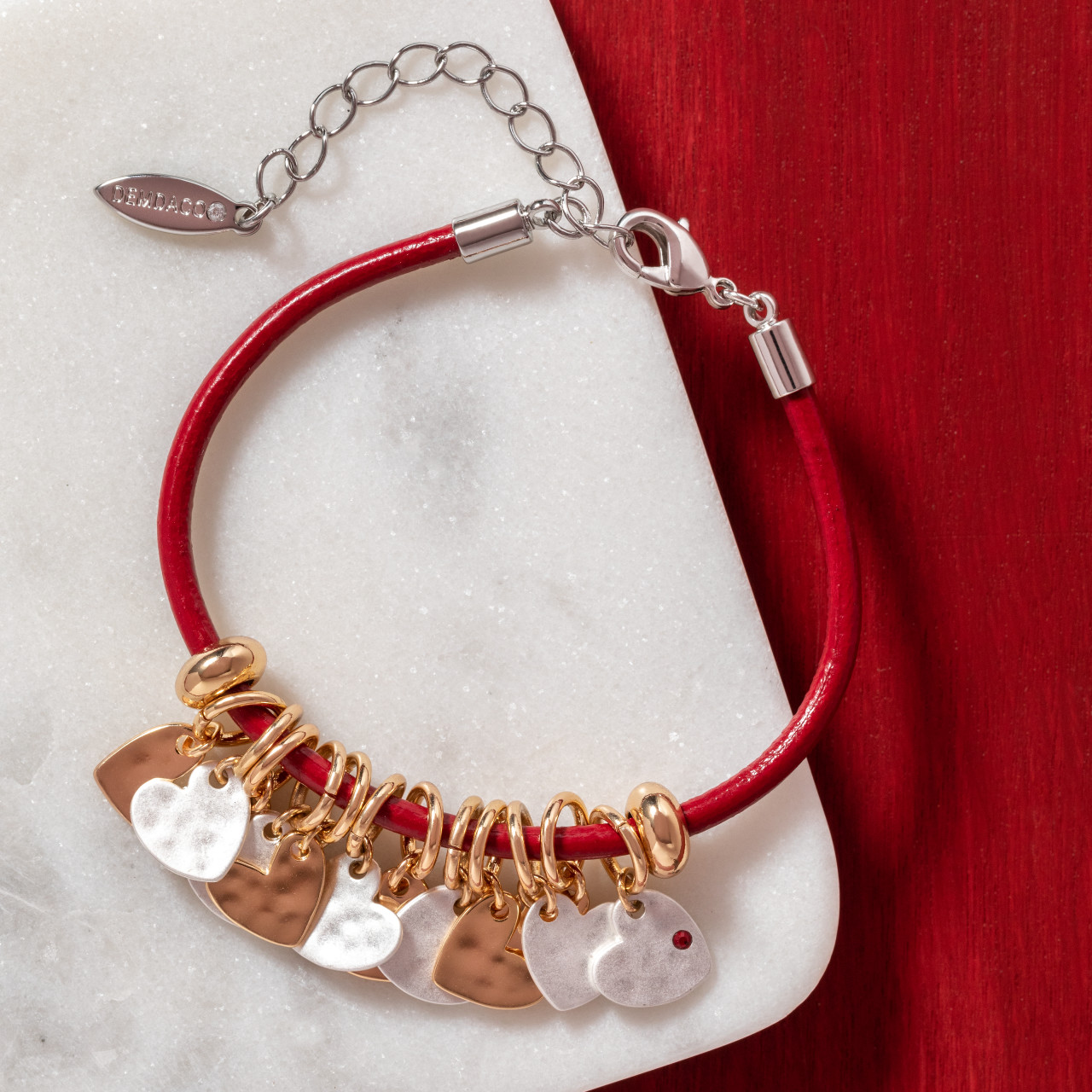 Charm Bracelet - Red Heart thumbnail
