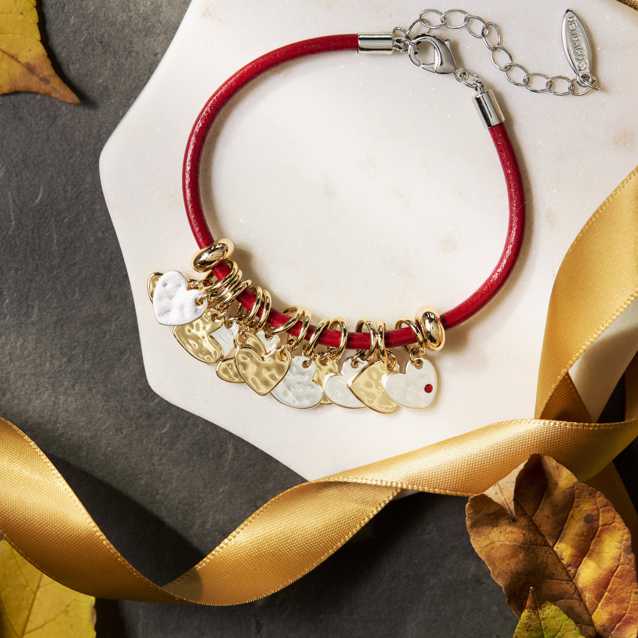 Charm Bracelet - Red Heart thumbnail