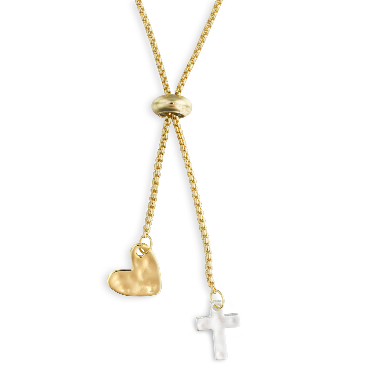 Heart and Cross Giving Necklace thumbnail