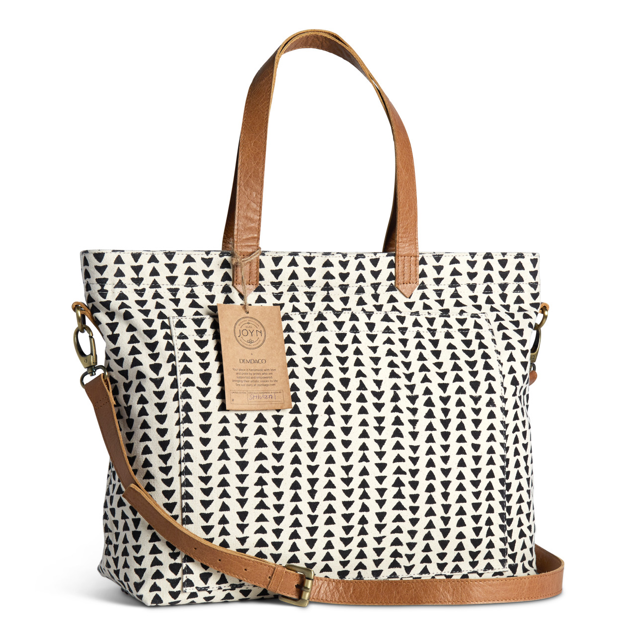 JOYN Tote Bag - Black Triangle thumbnail