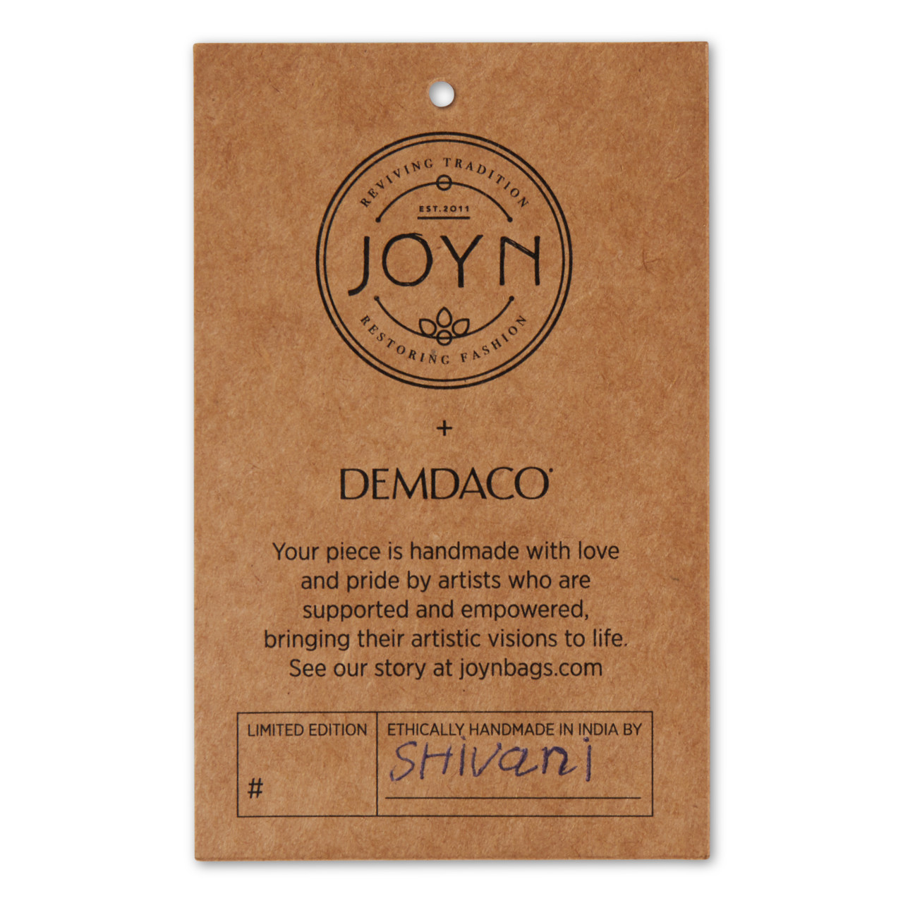 JOYN Tote Bag - Black Triangle thumbnail