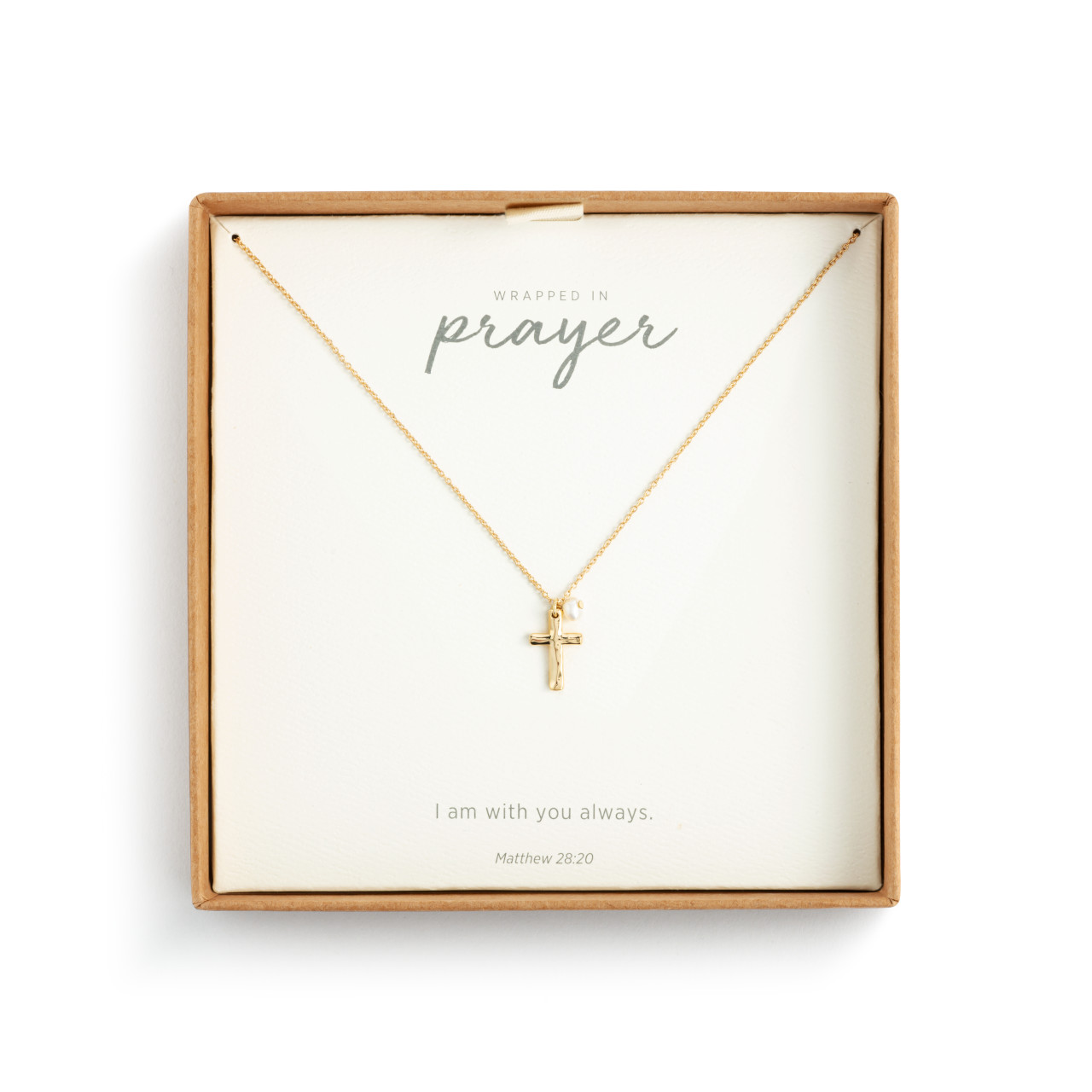 Dainty Cross Necklace - Gold thumbnail