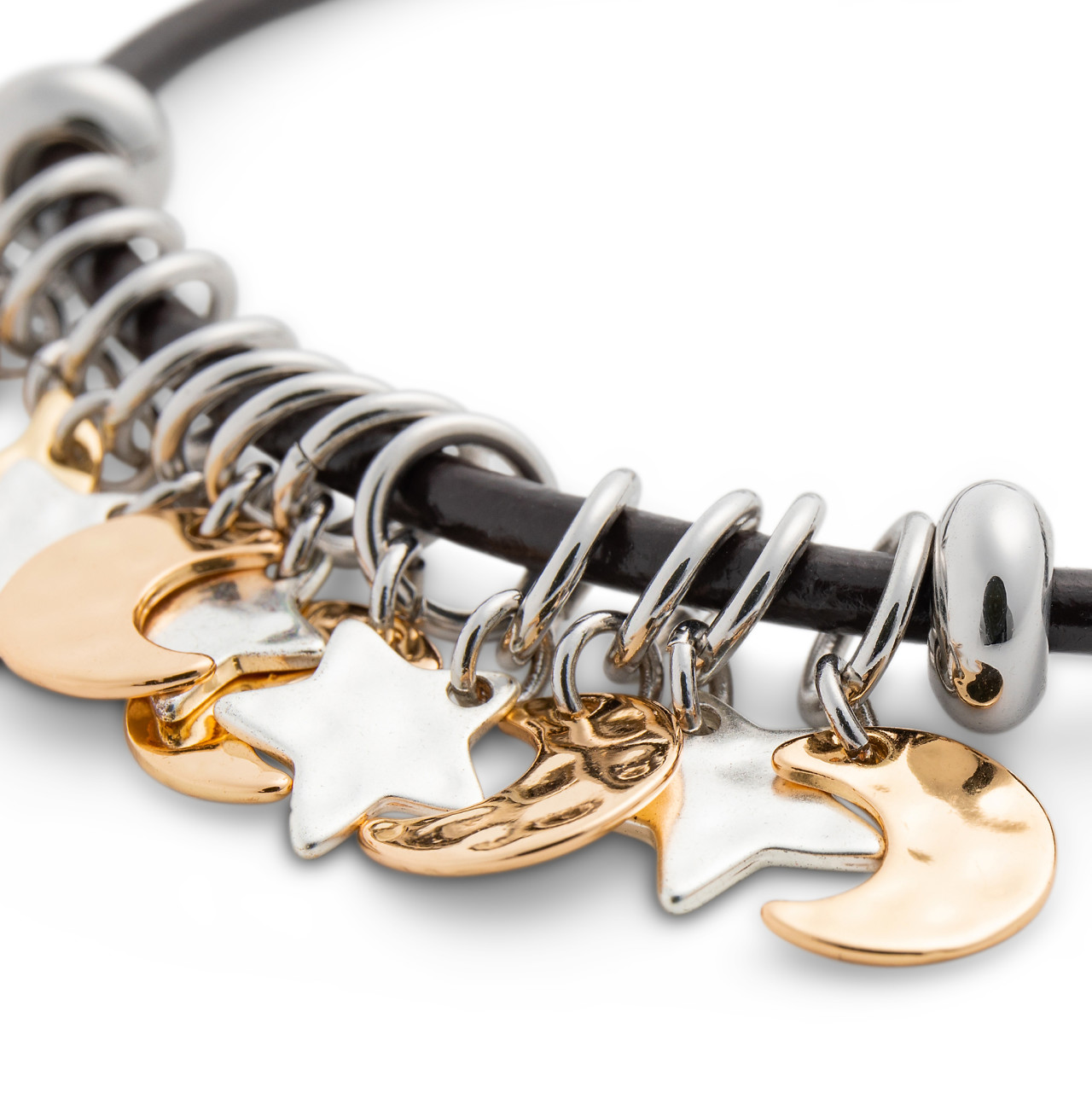 Charm Bracelet - Moon and Star thumbnail