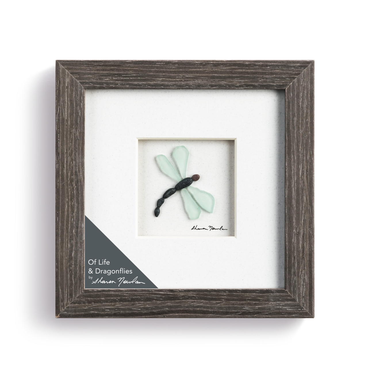 Of Life & Dragonflies Wall Art - Gray thumbnail