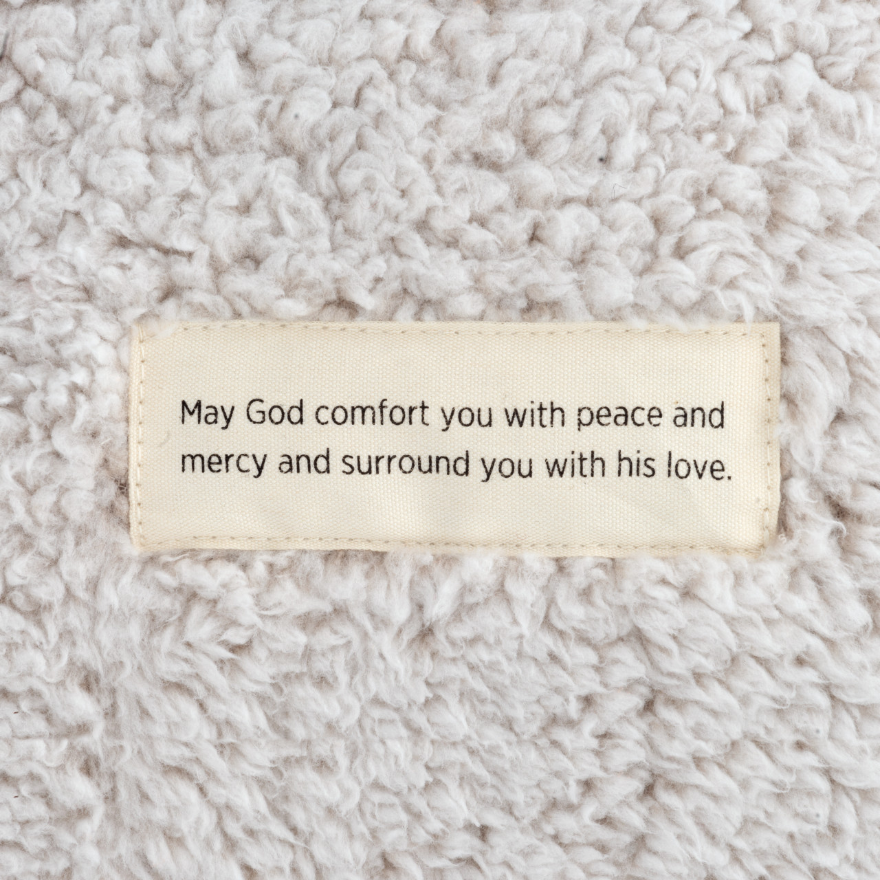 Taupe Prayer Pillow - Remembrance thumbnail