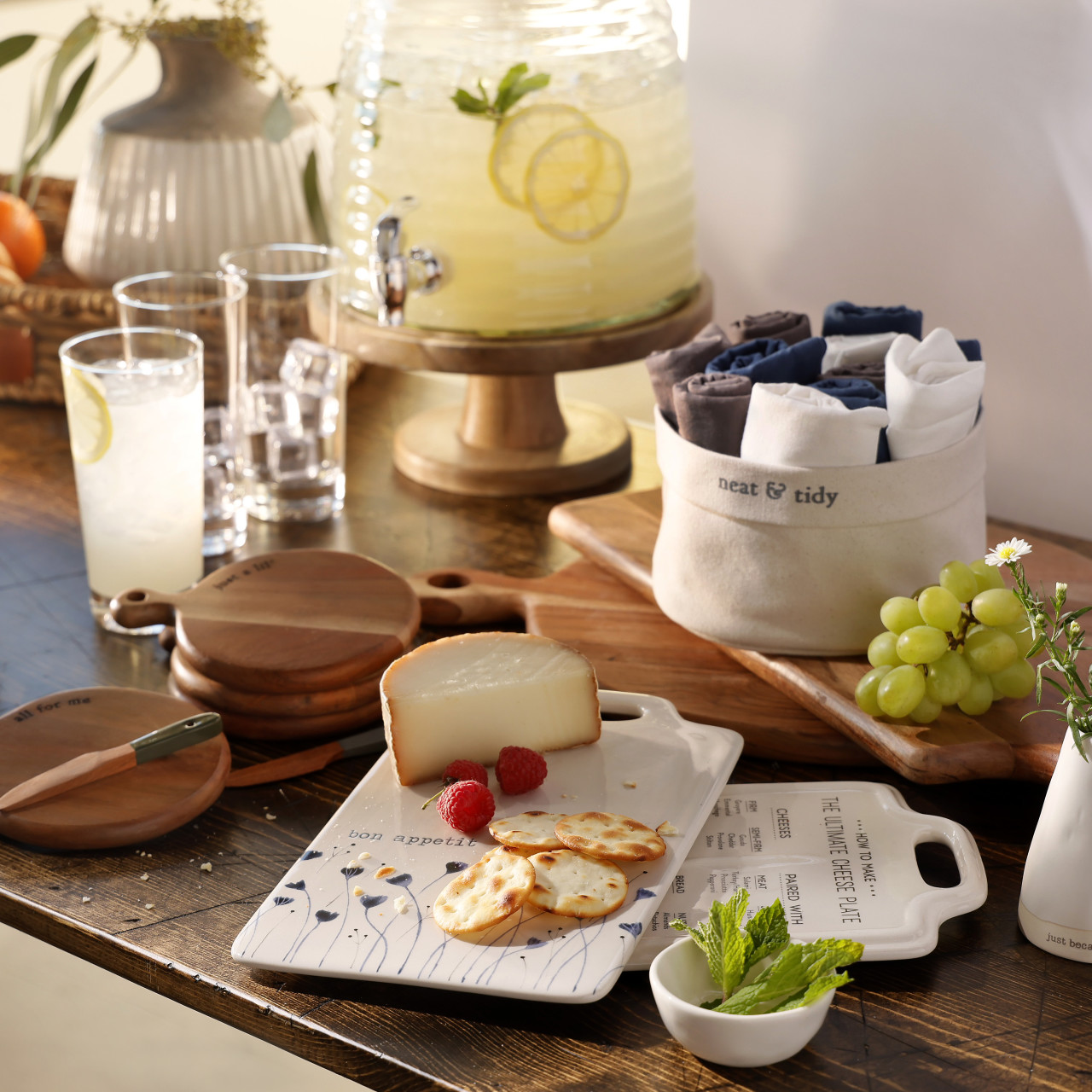 Mini Wood Serving Board - 6 Assorted thumbnail