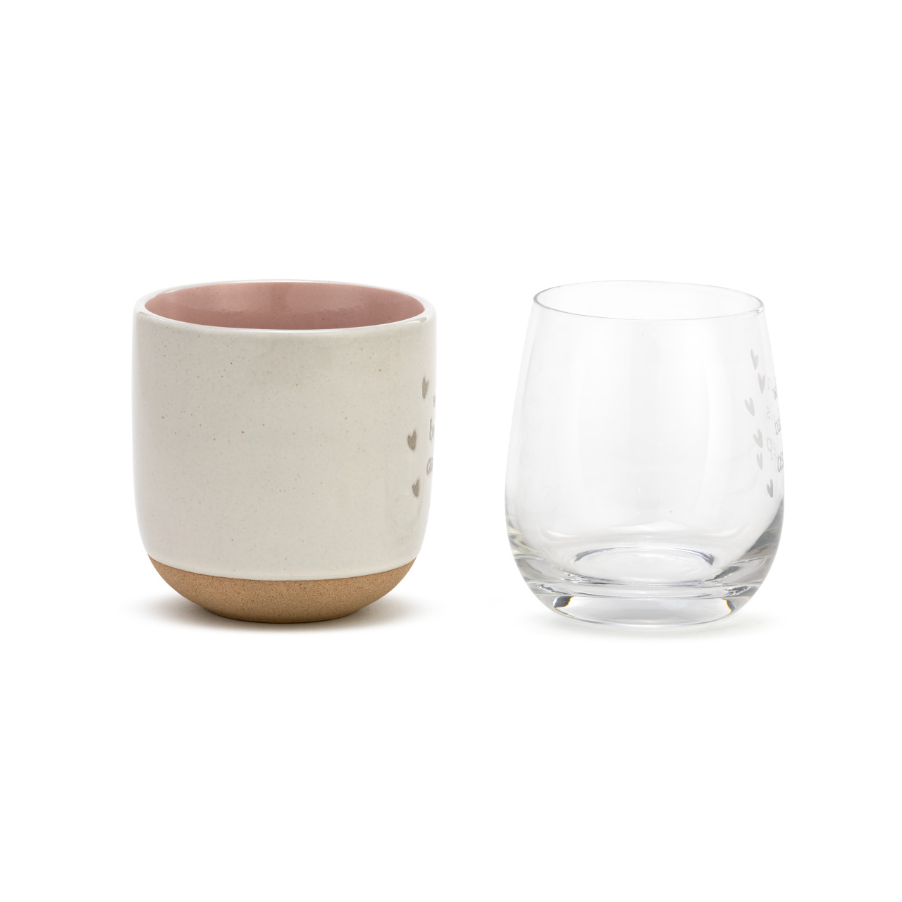 Mug and Wine Glass Set - When Baby Wakes/Sleeps thumbnail