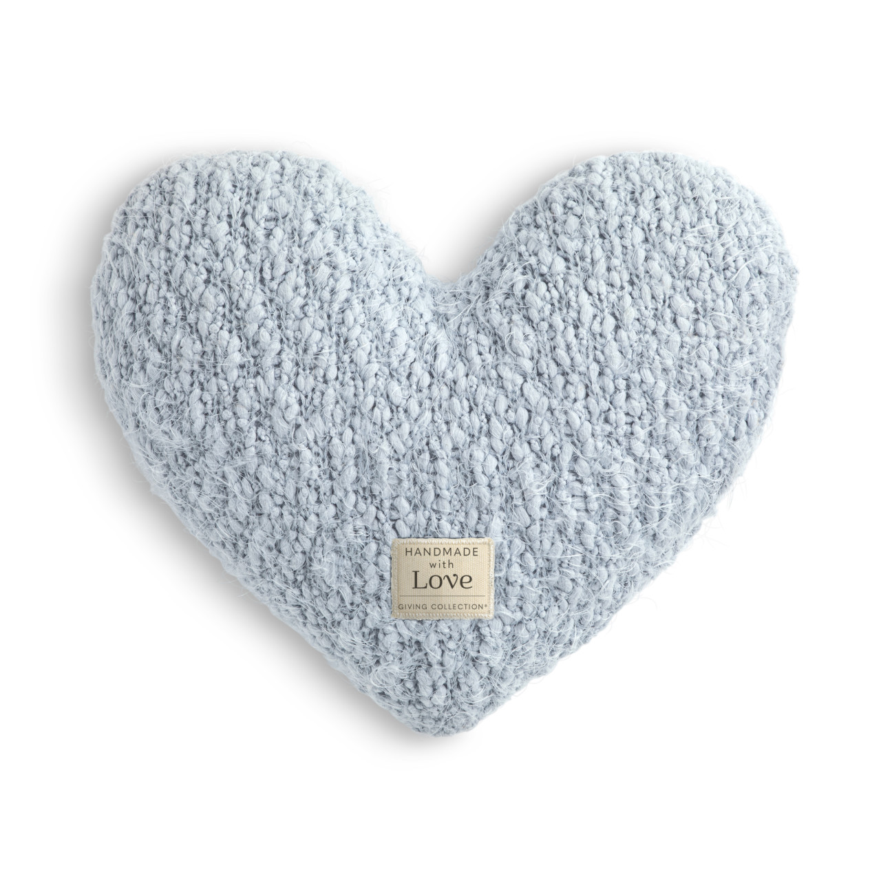 Giving Collection Soft Blue Weighted Giving Heart 1.85lb thumbnail