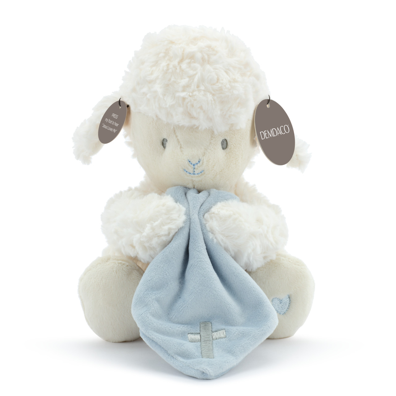 Blue Jesus Loves Me Mechanical Lamb thumbnail