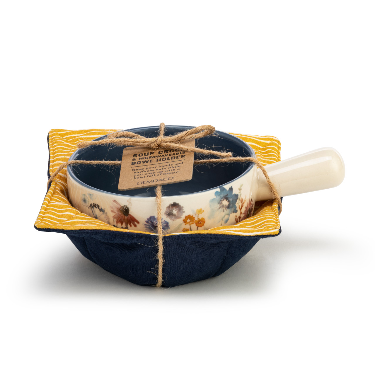 Soup Crock & Bowl Cozy - Meadow Flowers thumbnail