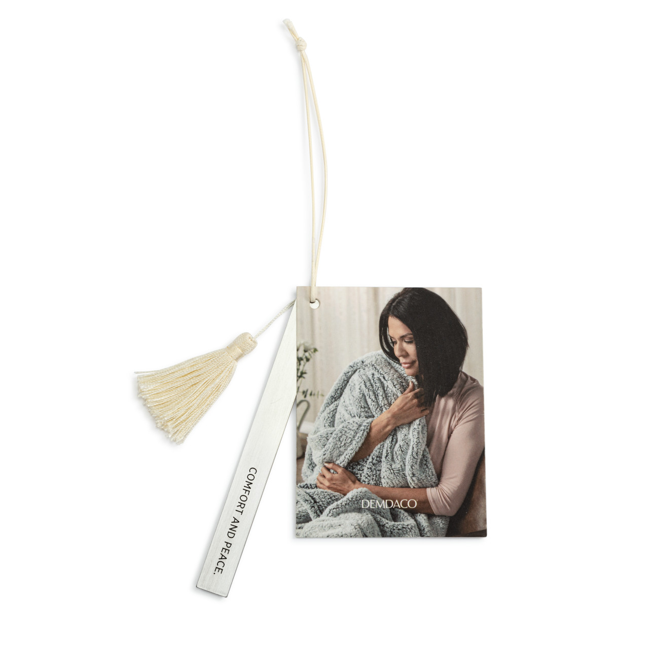 Wrapped in Prayer Taupe God's Comfort and Peace Blanket 50" x 60" thumbnail