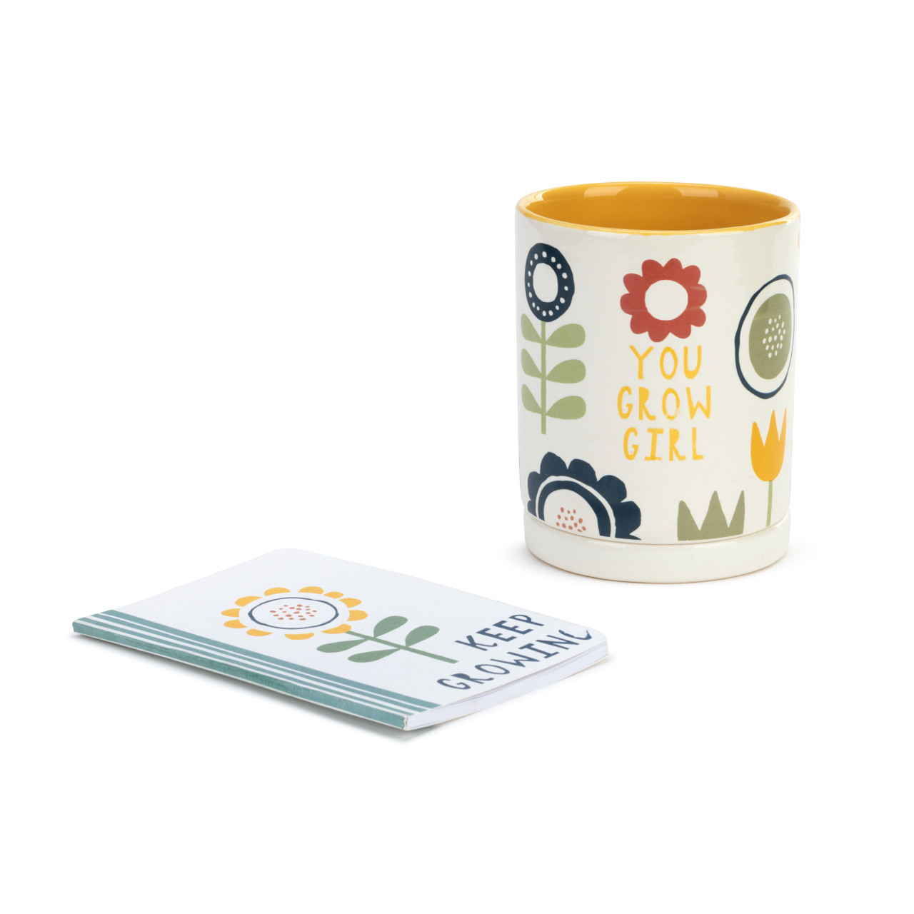 You Grow Girl Planter with Journal Gift Set thumbnail