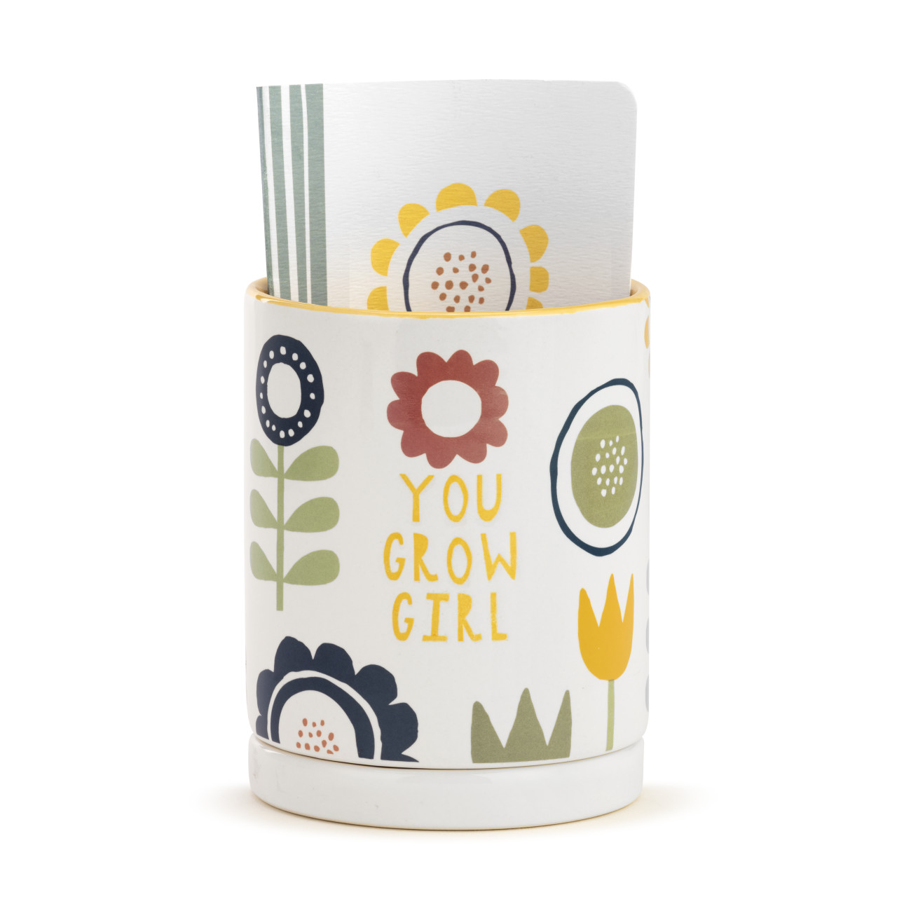 You Grow Girl Planter with Journal Gift Set thumbnail