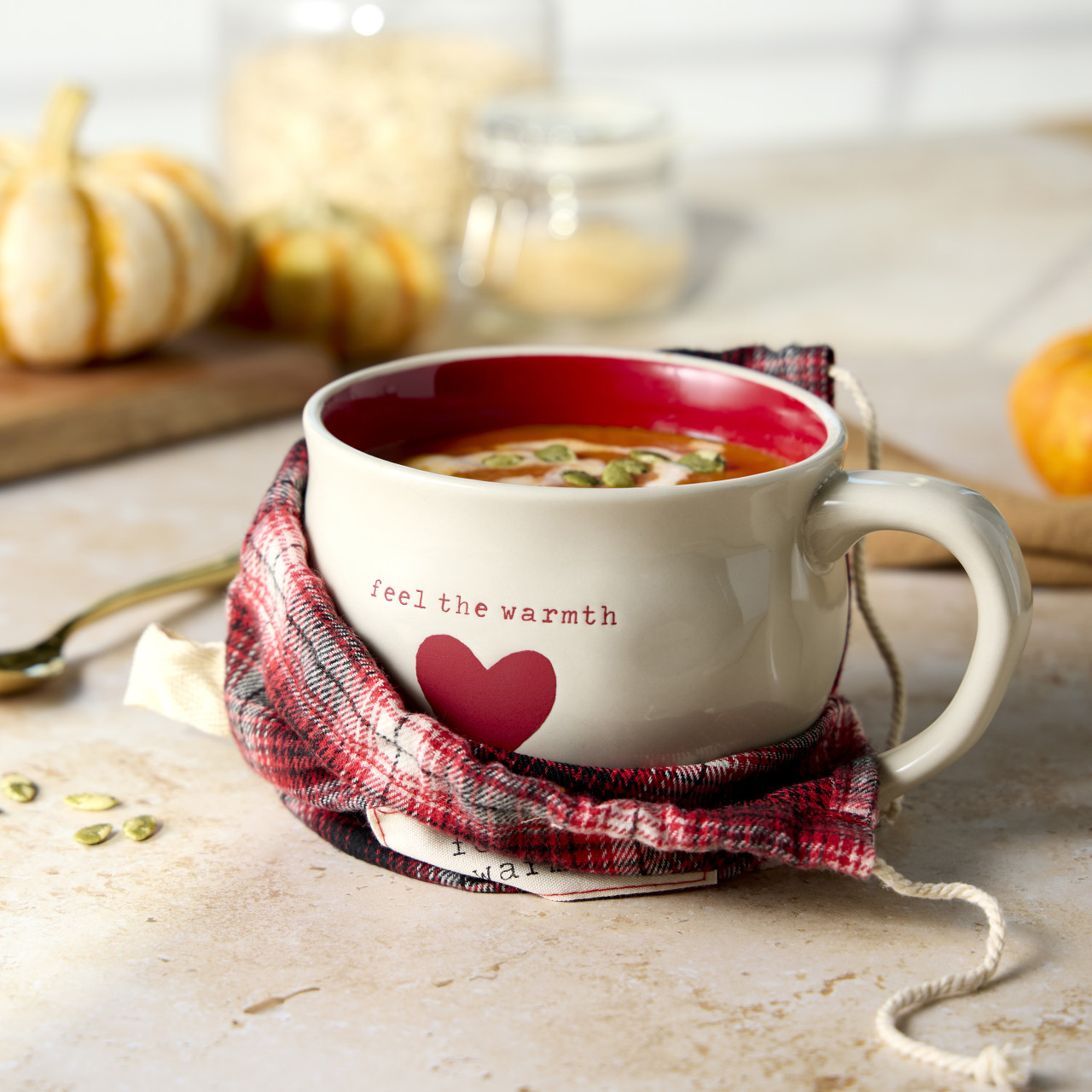 Feel the Warmth Heart Soup Bowl thumbnail