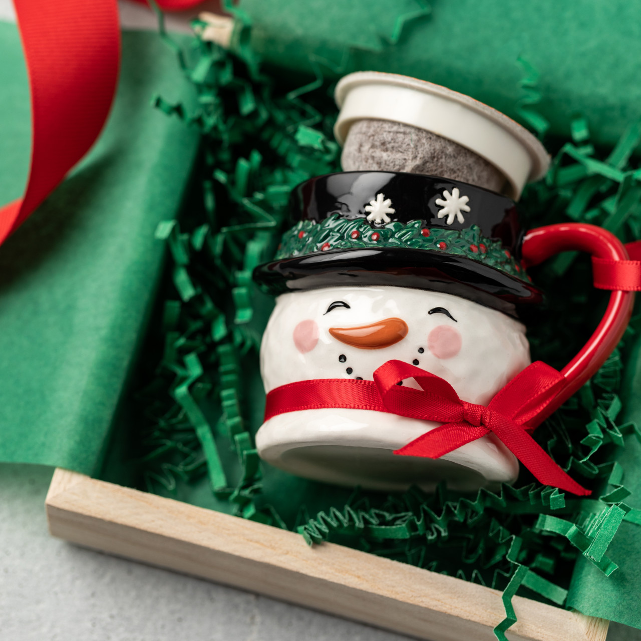 Snowman Coffee Pod Ornament thumbnail