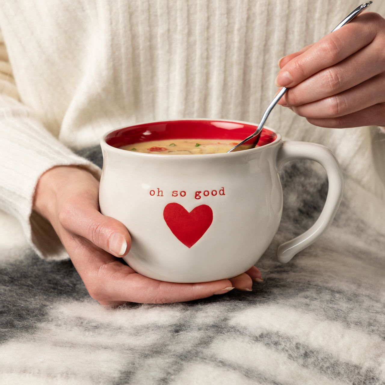 Oh So Good Heart Soup Bowl thumbnail
