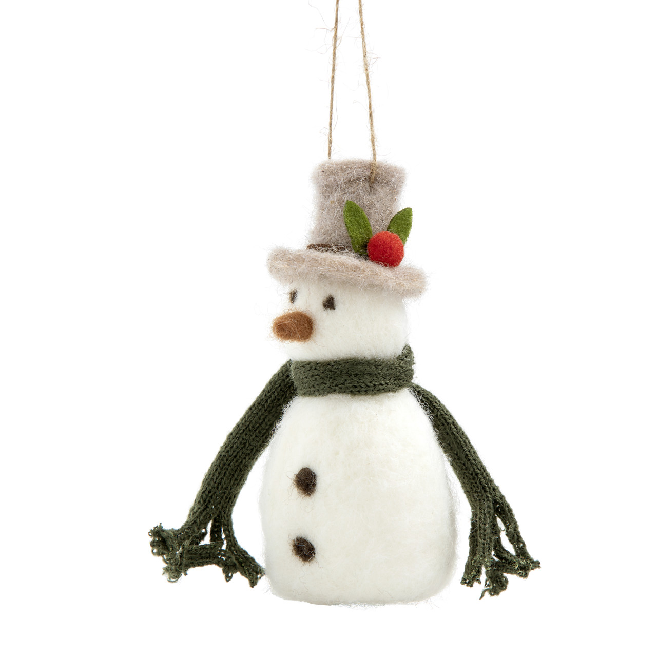 CS Felt Snowman Ornament thumbnail