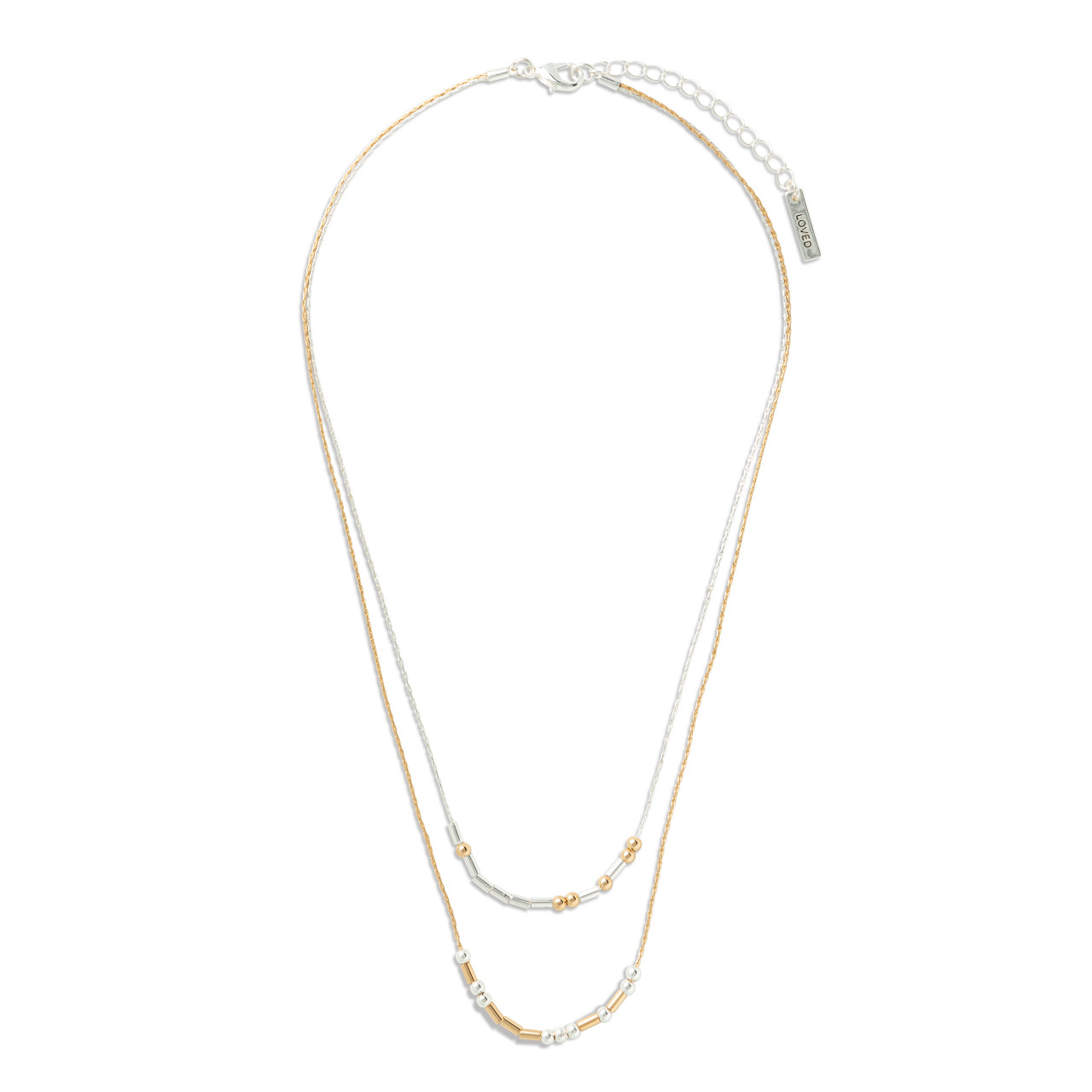 Morse Code Necklace - You're Loved thumbnail