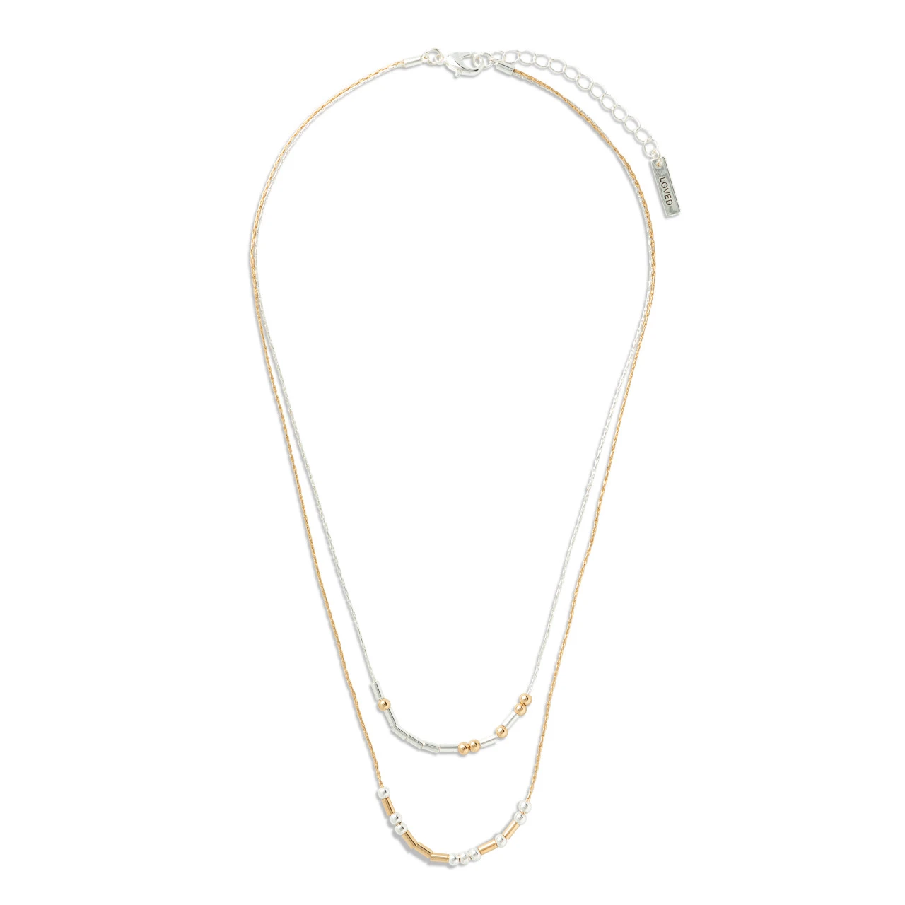 Morse Code Necklace - You're Loved thumbnail