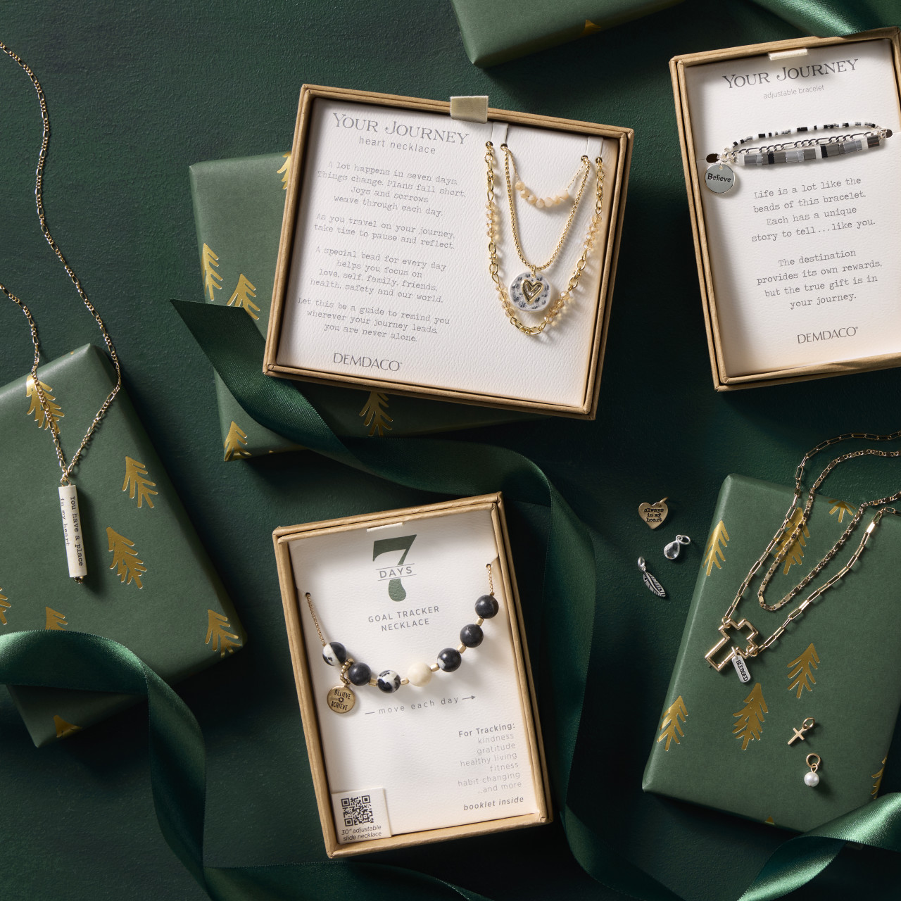 Your Journey Champagne Adjustable Beaded Love Necklace 24" thumbnail