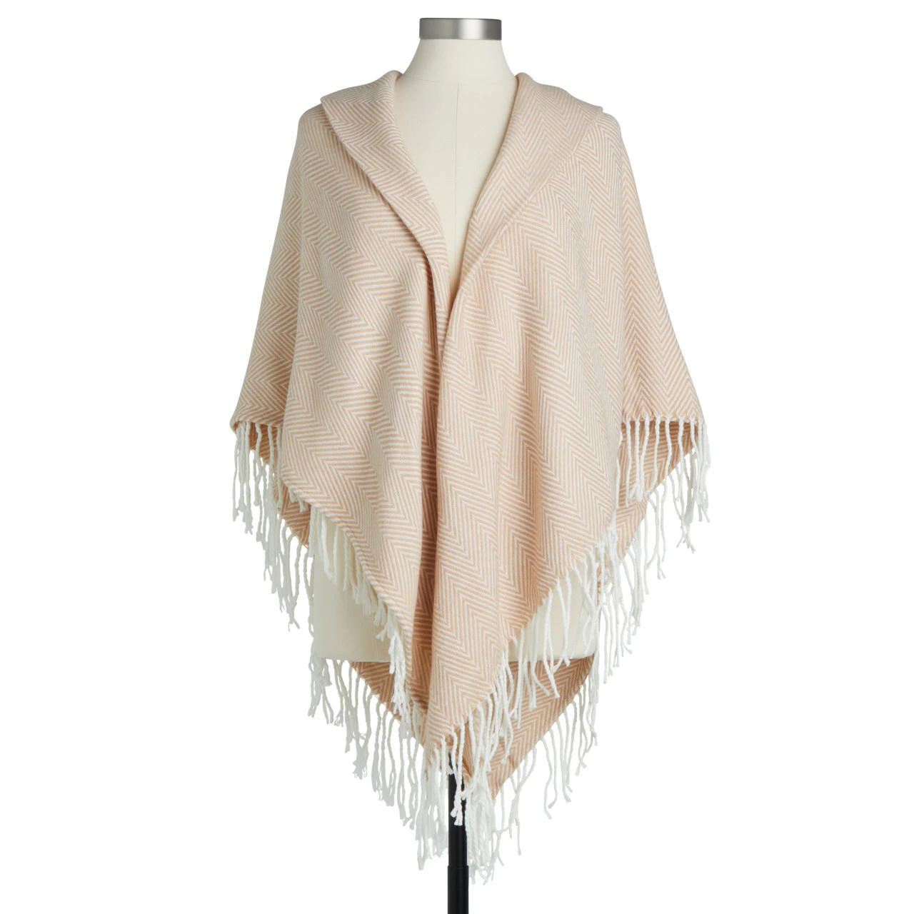 Camel/Cream Blanket Wrap thumbnail