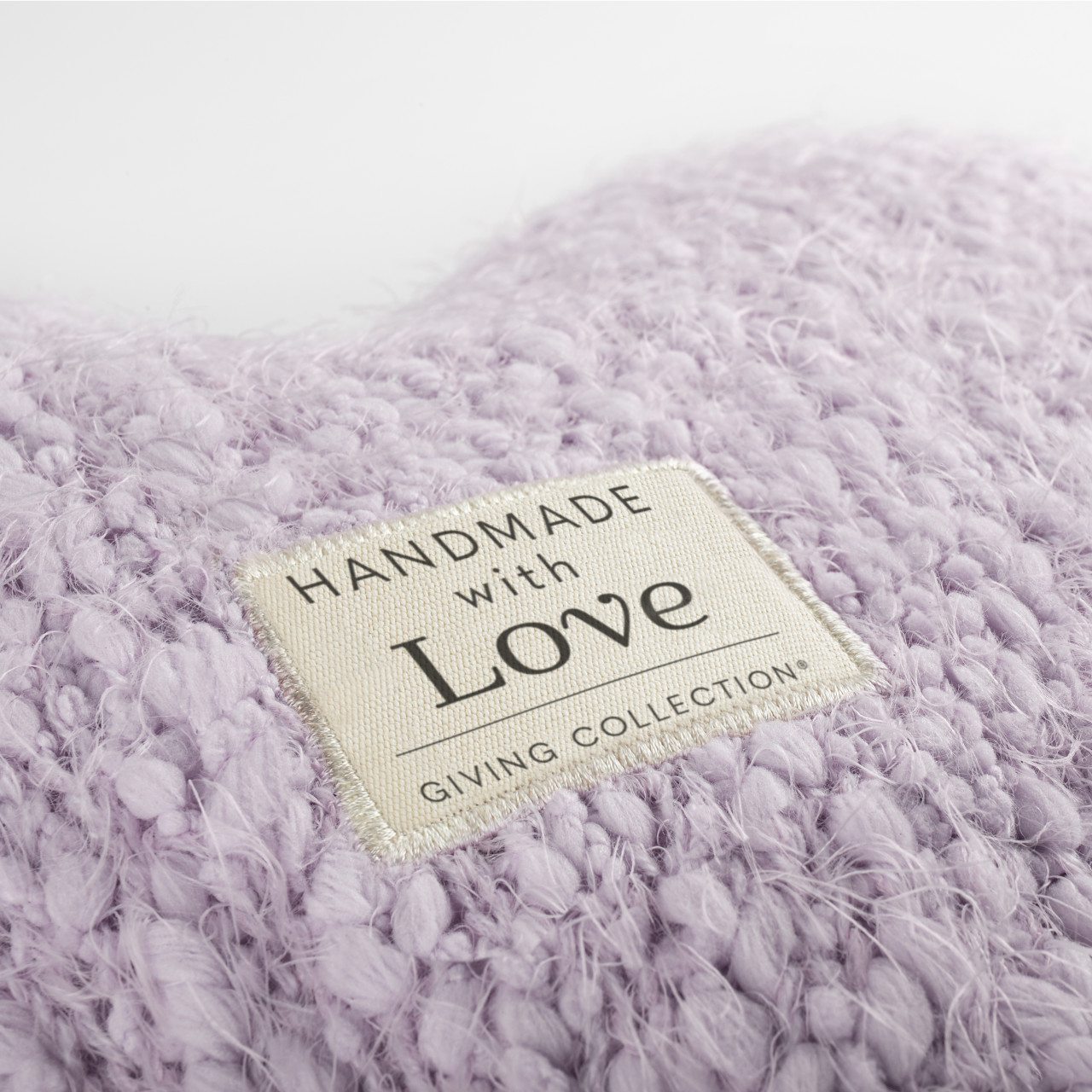 Giving Collection Light Purple Weighted Giving Heart 1.85lb thumbnail