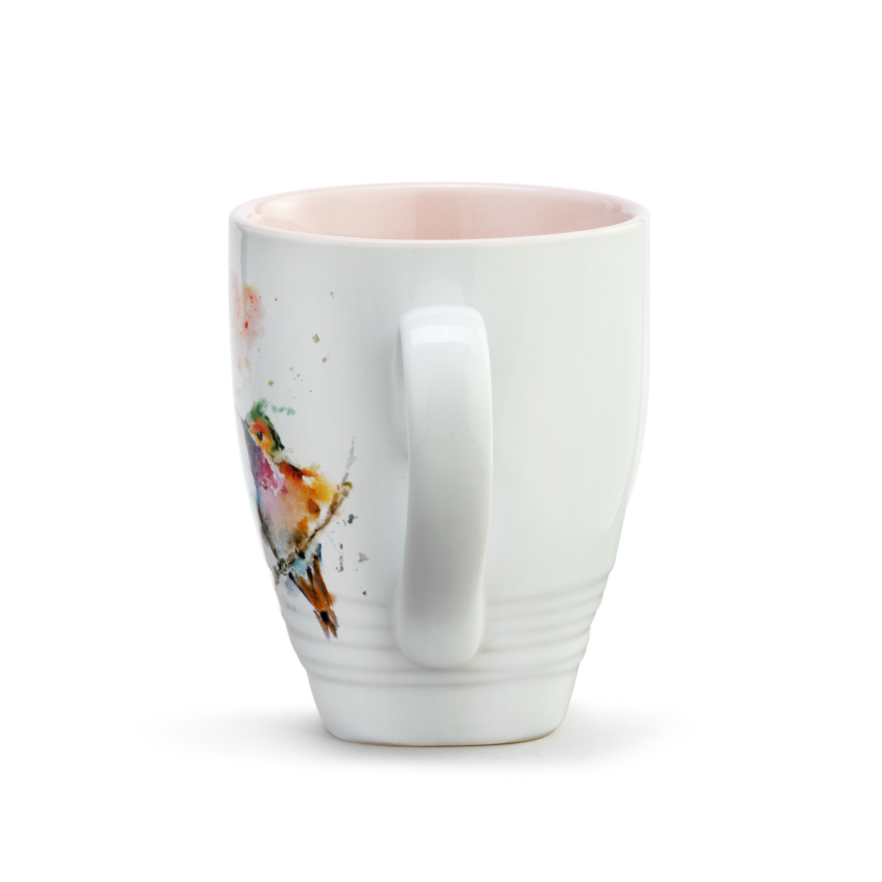 Dean Crouser Stoneware Watercolor Lovebirds Mug 16oz thumbnail